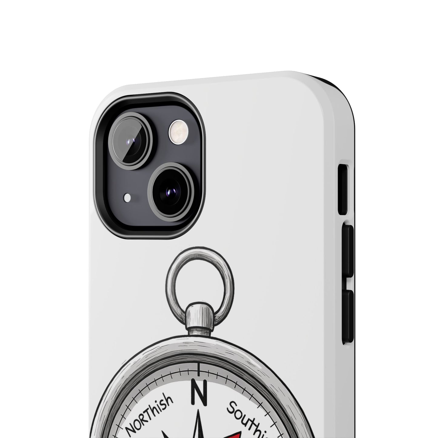Compass Phone Case | Adventure Ready Tough Case, Gifts for Travelers, Unique Phone Accessories, Birthday Present, Personalized Design