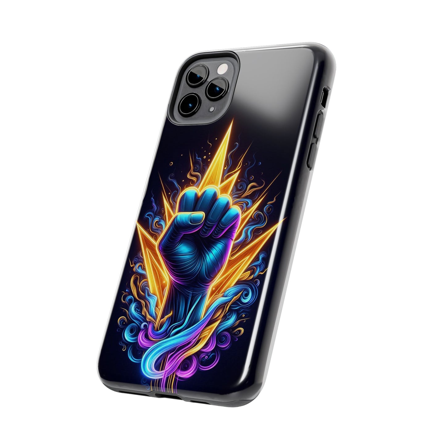 Vibrant Tough Phone Case, Unique Phone Protector, Gift for Him, Colorful Smartphone Cover, Inspirational Design