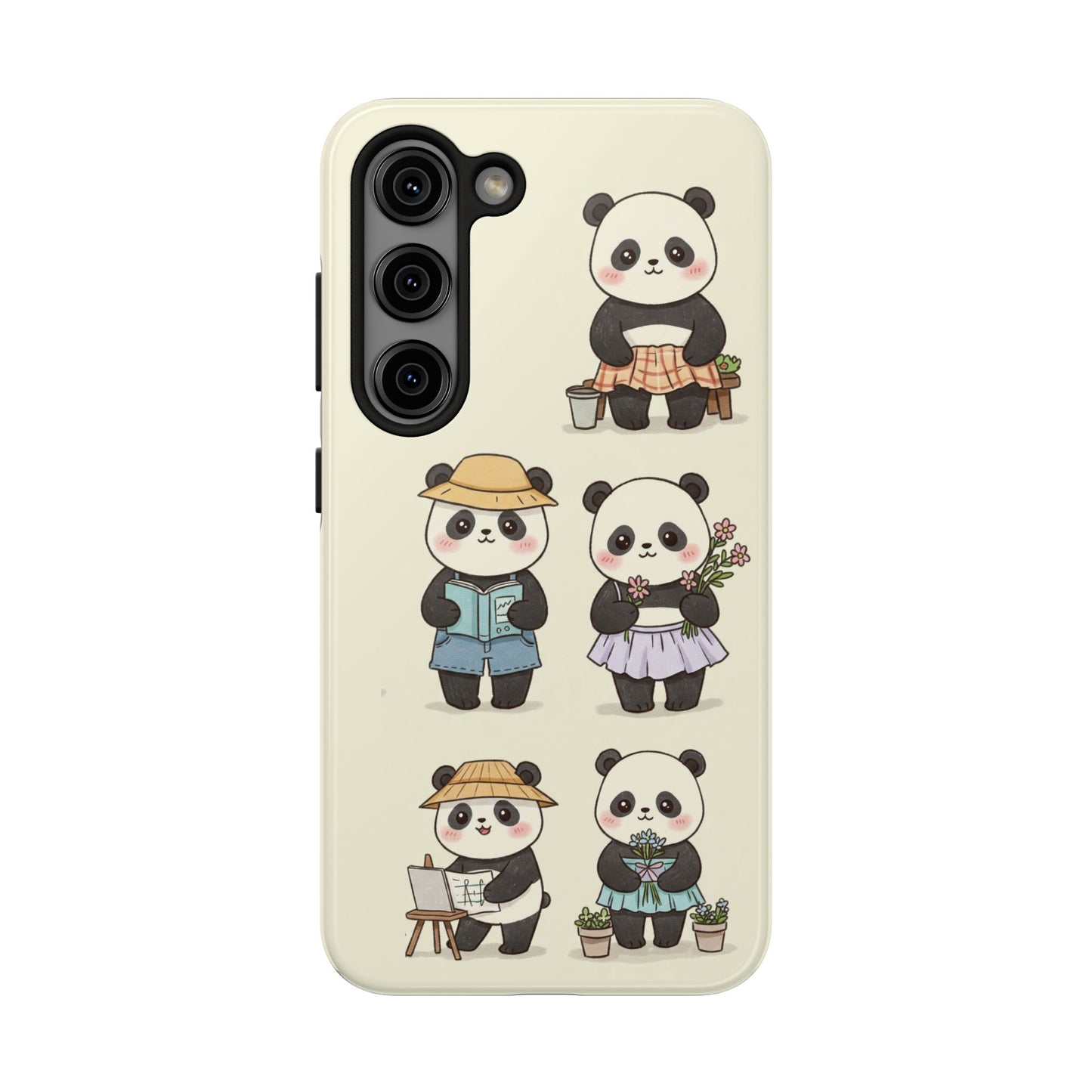 Cute Panda Tough Phone Cases | Stylish Phone Cover, Gifts for Animal Lovers, Kids Accessories, Cute Phone Protector, Fun Design