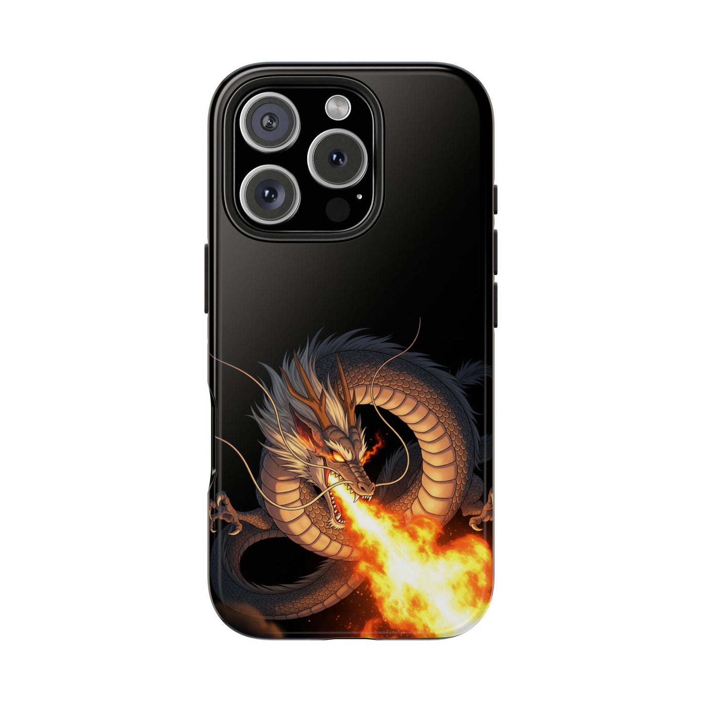 Dragon Fire Phone Case | Tough & Stylish, Perfect for Gamers, Gift for Tech Lovers, Protective Accessory, Adjustable Fit