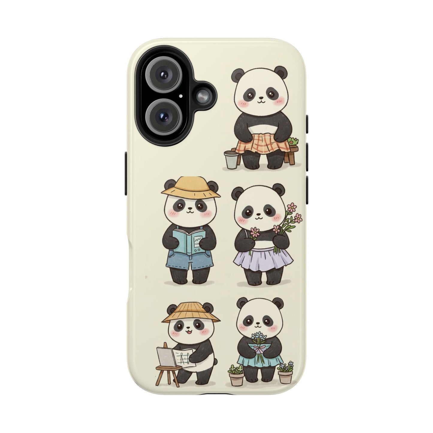 Cute Panda Tough Phone Cases | Stylish Phone Cover, Gifts for Animal Lovers, Kids Accessories, Cute Phone Protector, Fun Design