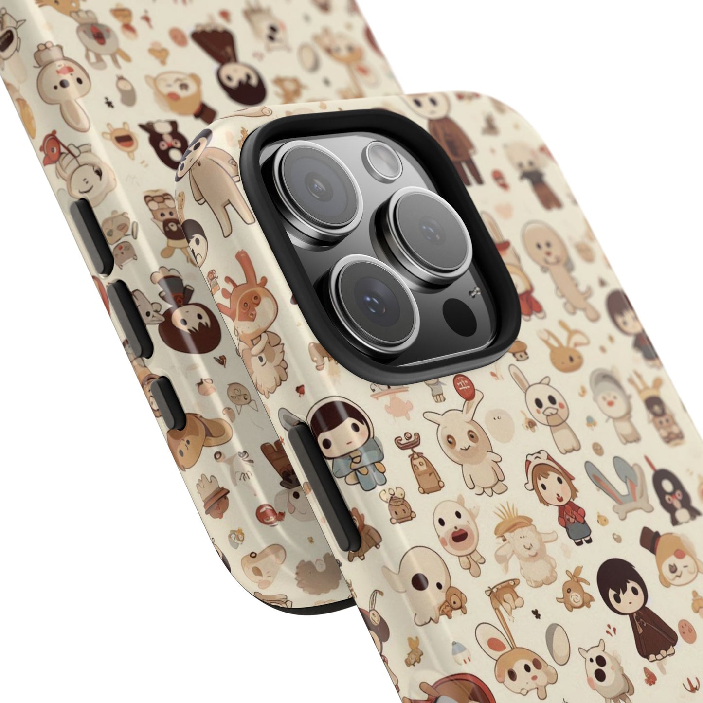 Cute Character Phone Case, Durable Phone Cover, Kawaii Phone Cases, Unique Phone Accessories, Gift for Kids and Teens