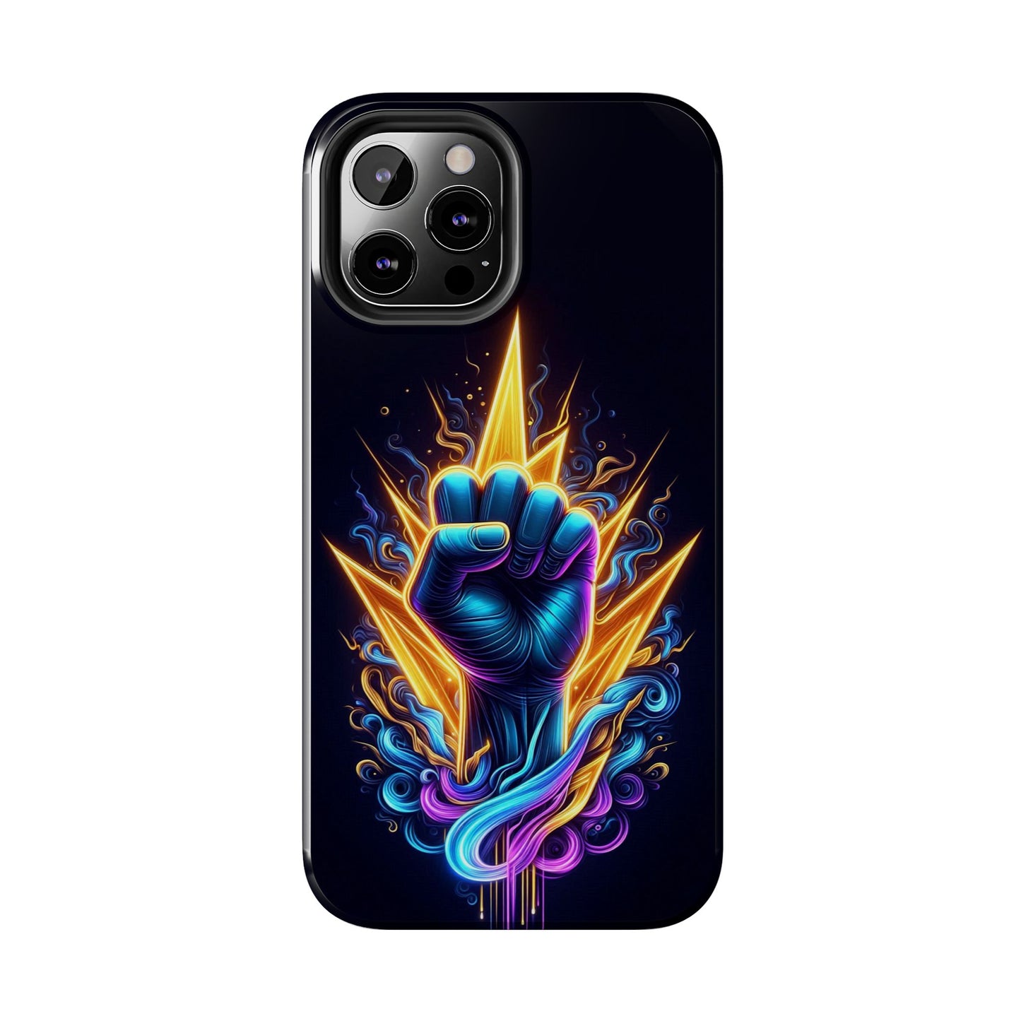 Vibrant Tough Phone Case, Unique Phone Protector, Gift for Him, Colorful Smartphone Cover, Inspirational Design