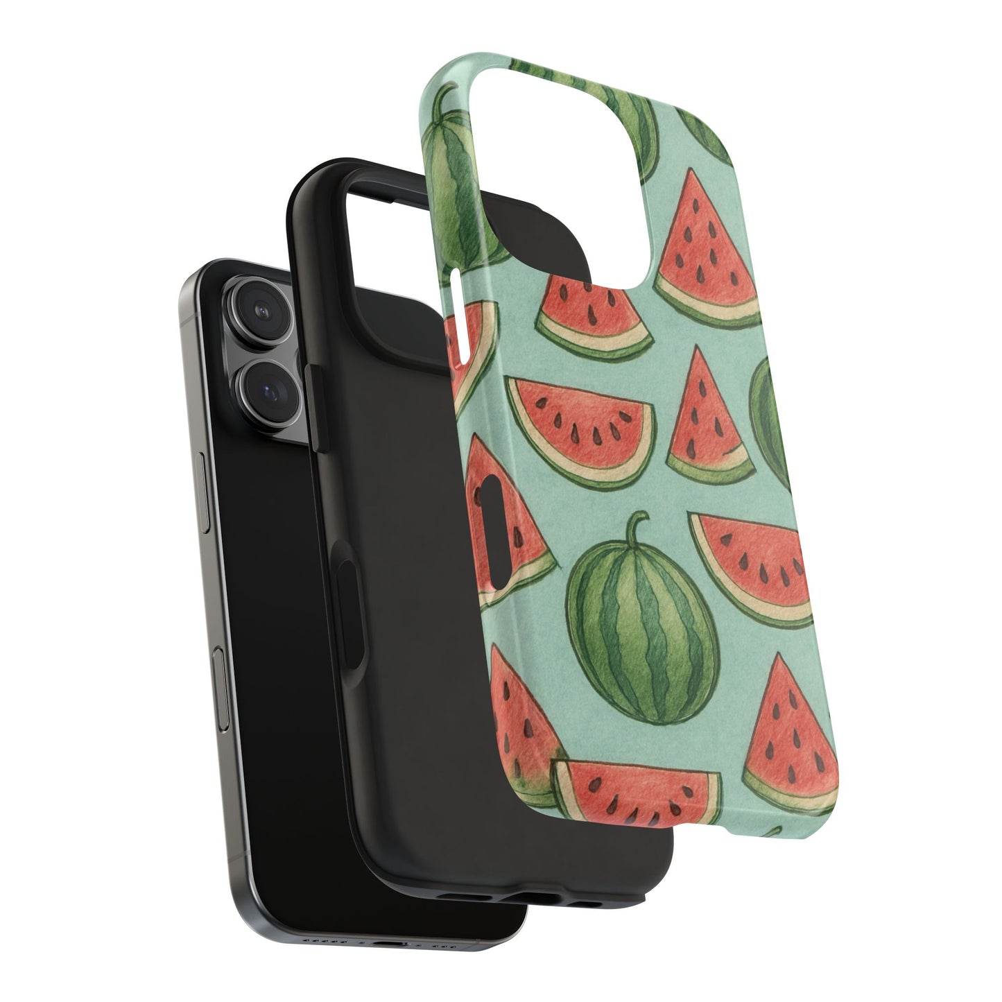 Fun Watermelon Phone Cases, Summer Phone Cover, Cute Fruit Case, Unique Cell Phone Accessory, Gift for Her, Phone Protection