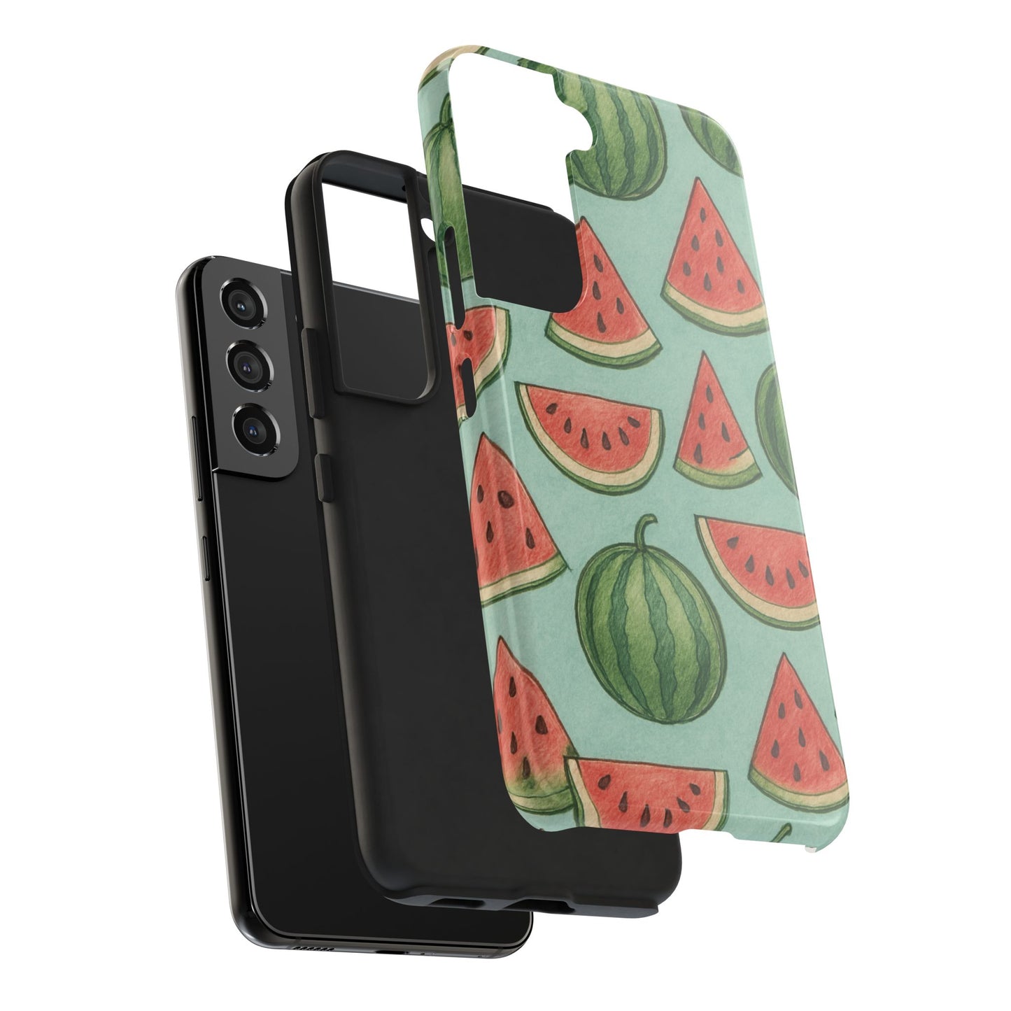 Fun Watermelon Phone Cases, Summer Phone Cover, Cute Fruit Case, Unique Cell Phone Accessory, Gift for Her, Phone Protection