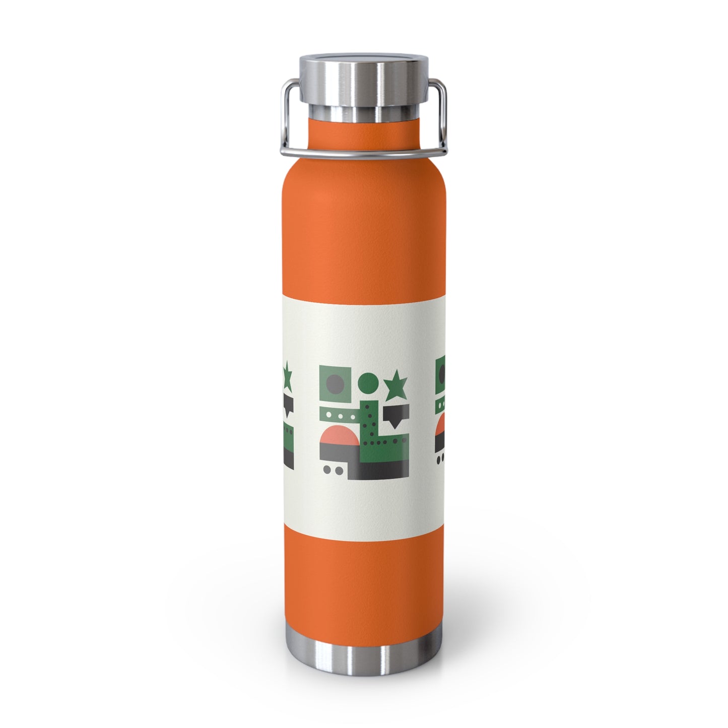 Modern 22oz Copper Insulated Water Bottle - Stylish Eco-Friendly Design for Daily Hydration
