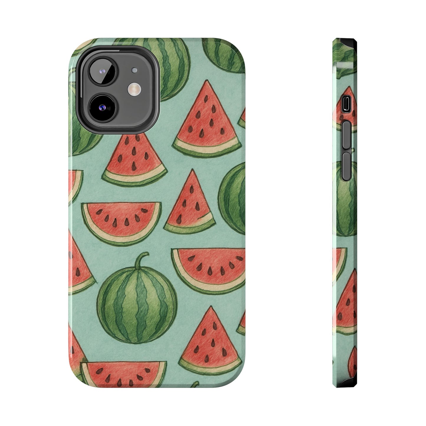 Fun Watermelon Phone Cases, Summer Phone Cover, Cute Fruit Case, Unique Cell Phone Accessory, Gift for Her, Phone Protection