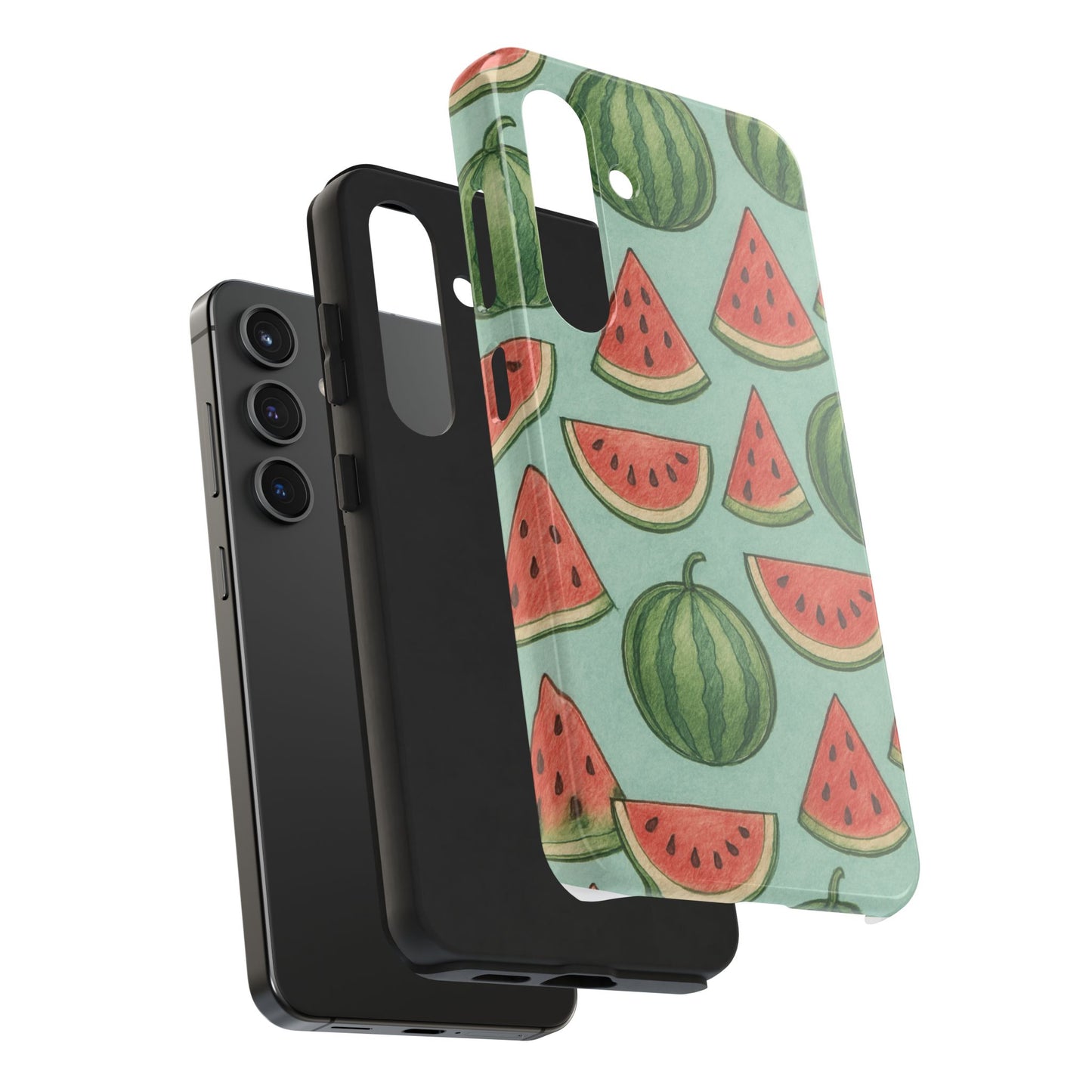 Fun Watermelon Phone Cases, Summer Phone Cover, Cute Fruit Case, Unique Cell Phone Accessory, Gift for Her, Phone Protection