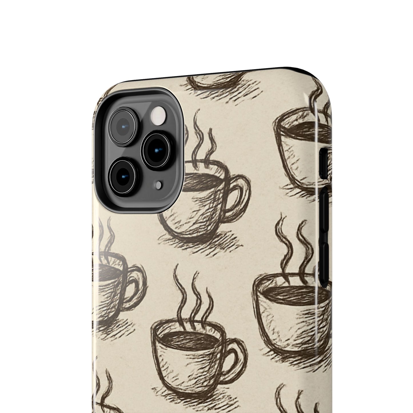 Elegant Coffee Cup Phone Cases - Stylish Tough Cases for Coffee Lovers, Gift for Tea Enthusiasts, Unique Phone Accessory