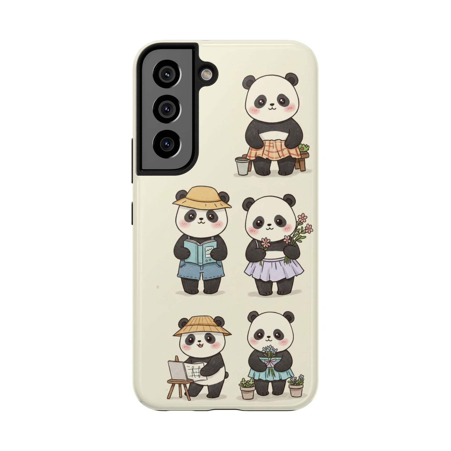 Cute Panda Tough Phone Cases | Stylish Phone Cover, Gifts for Animal Lovers, Kids Accessories, Cute Phone Protector, Fun Design