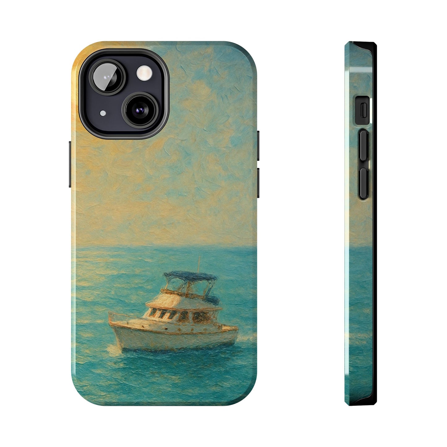 Scenic Ocean Phone Case, Nautical Tough Cases, Beach Lover Gift, Sailboat Decor, Coastal Home Accessories