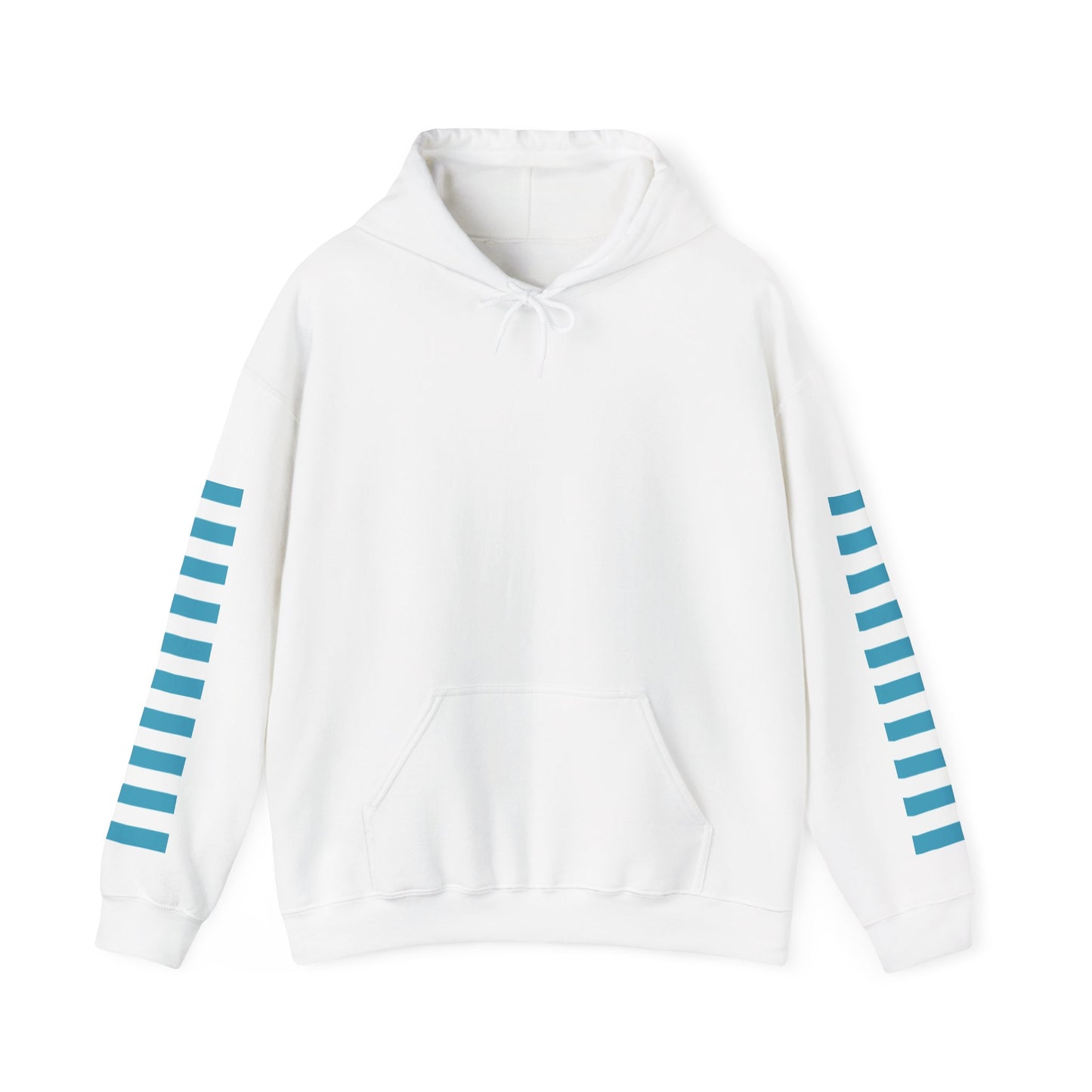 Unisex Striped Heavy Blend Hoodie - Cozy Fashion Statement