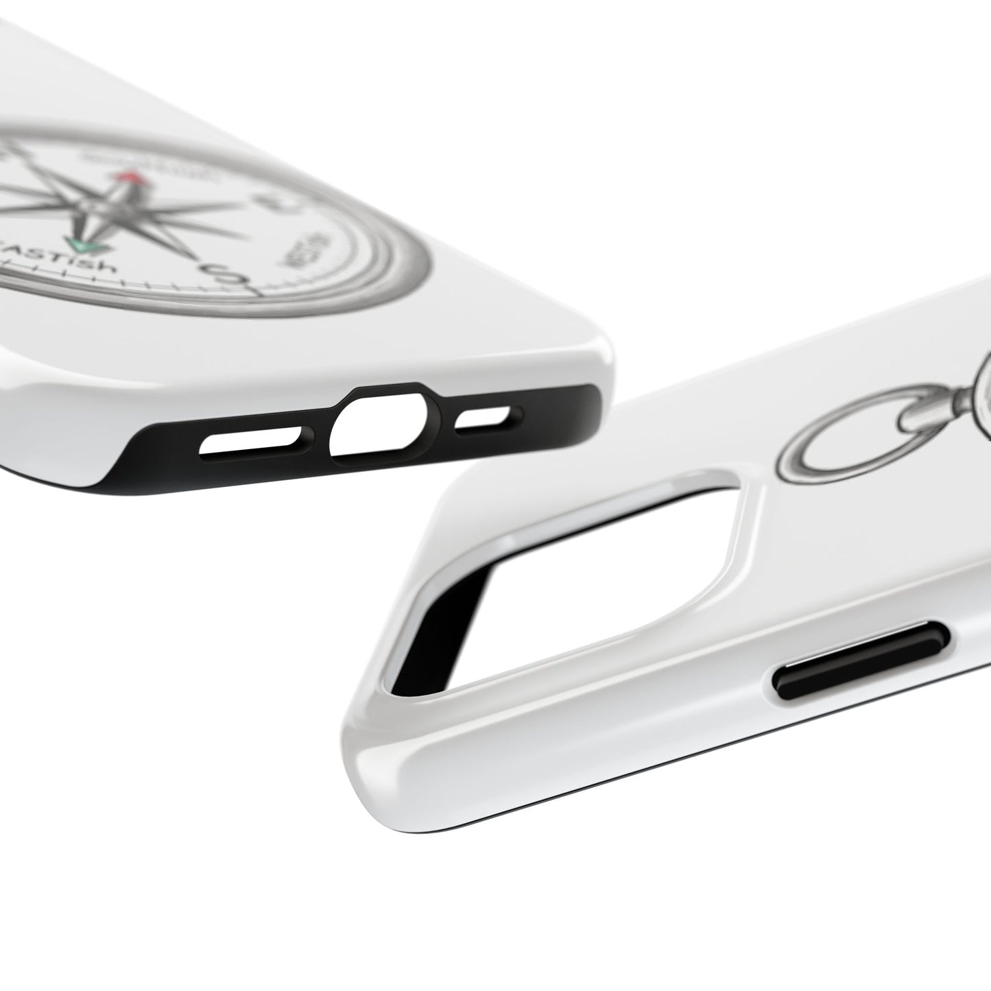 Compass Phone Case | Adventure Ready Tough Case, Gifts for Travelers, Unique Phone Accessories, Birthday Present, Personalized Design