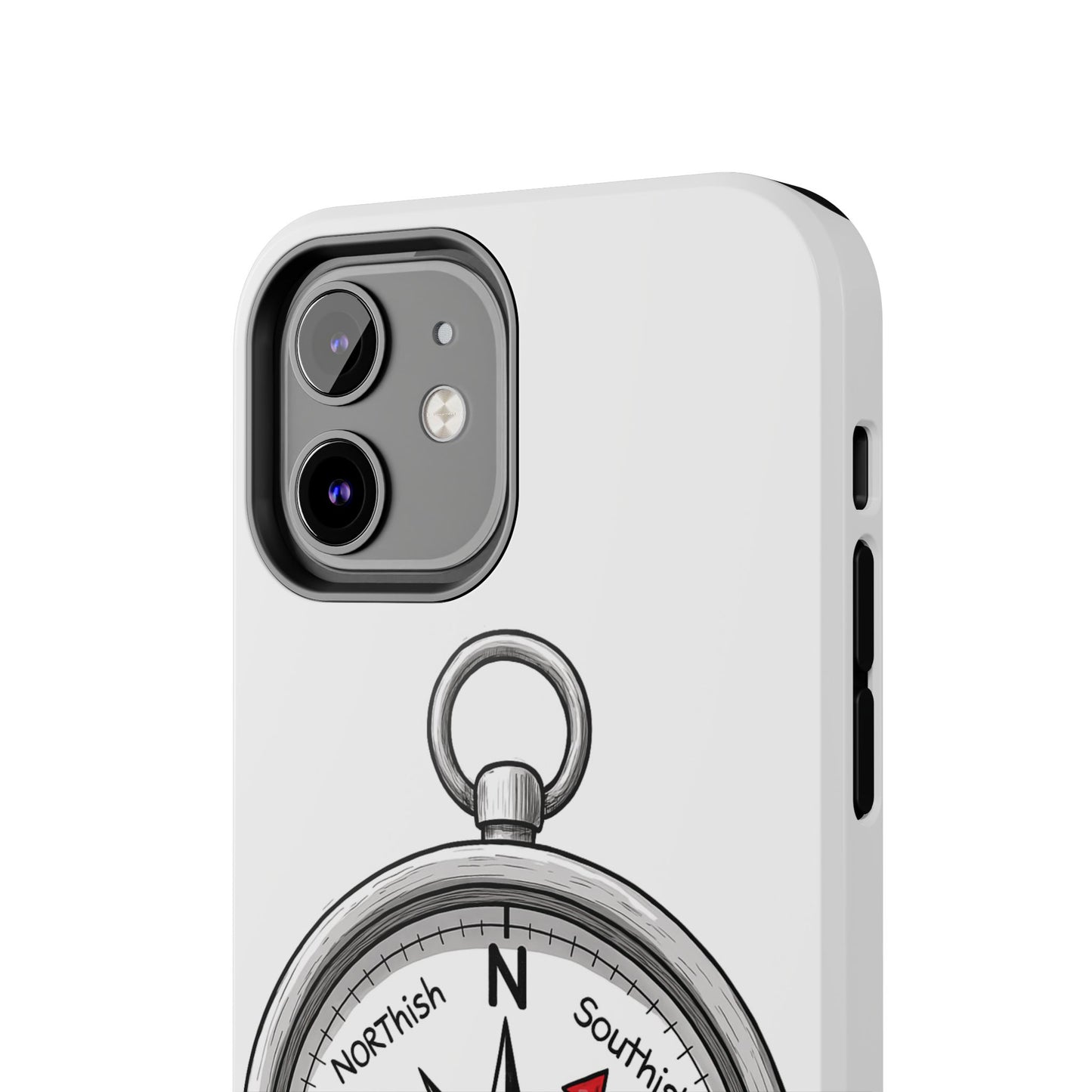 Compass Phone Case | Adventure Ready Tough Case, Gifts for Travelers, Unique Phone Accessories, Birthday Present, Personalized Design