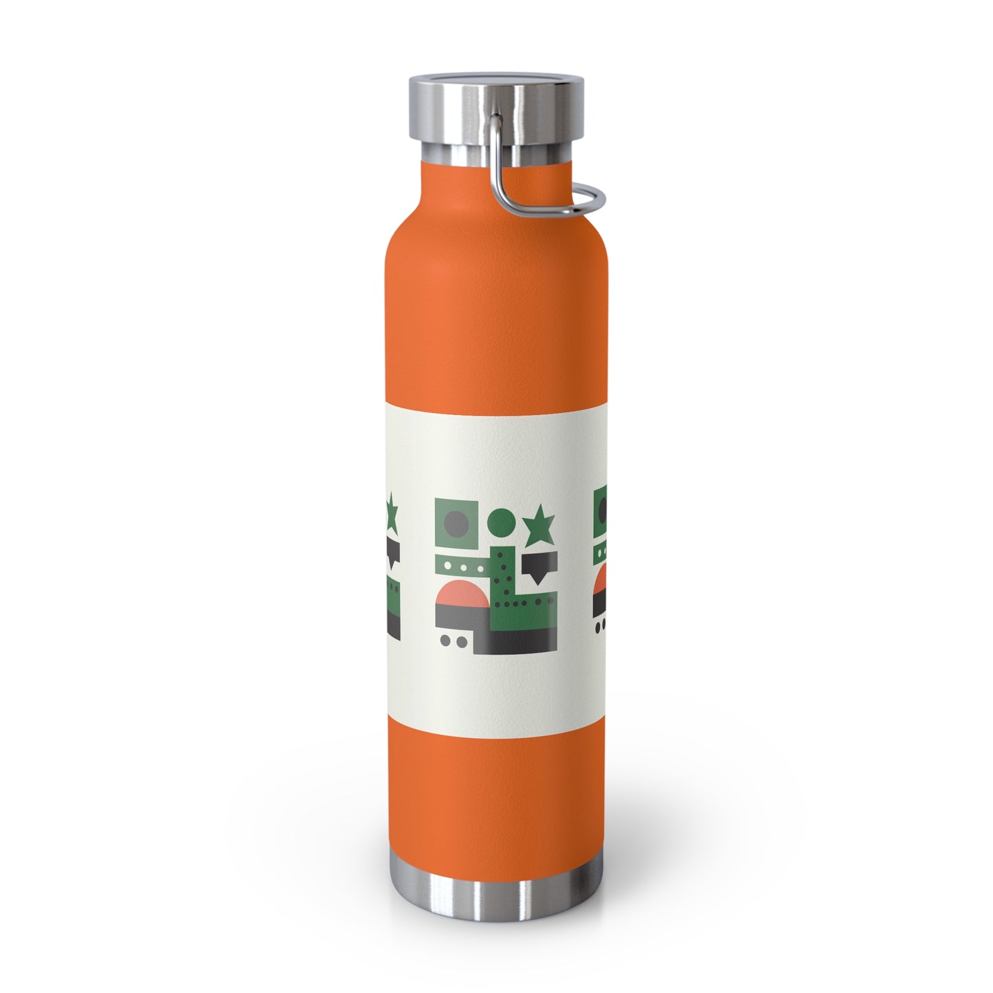 Modern 22oz Copper Insulated Water Bottle - Stylish Eco-Friendly Design for Daily Hydration
