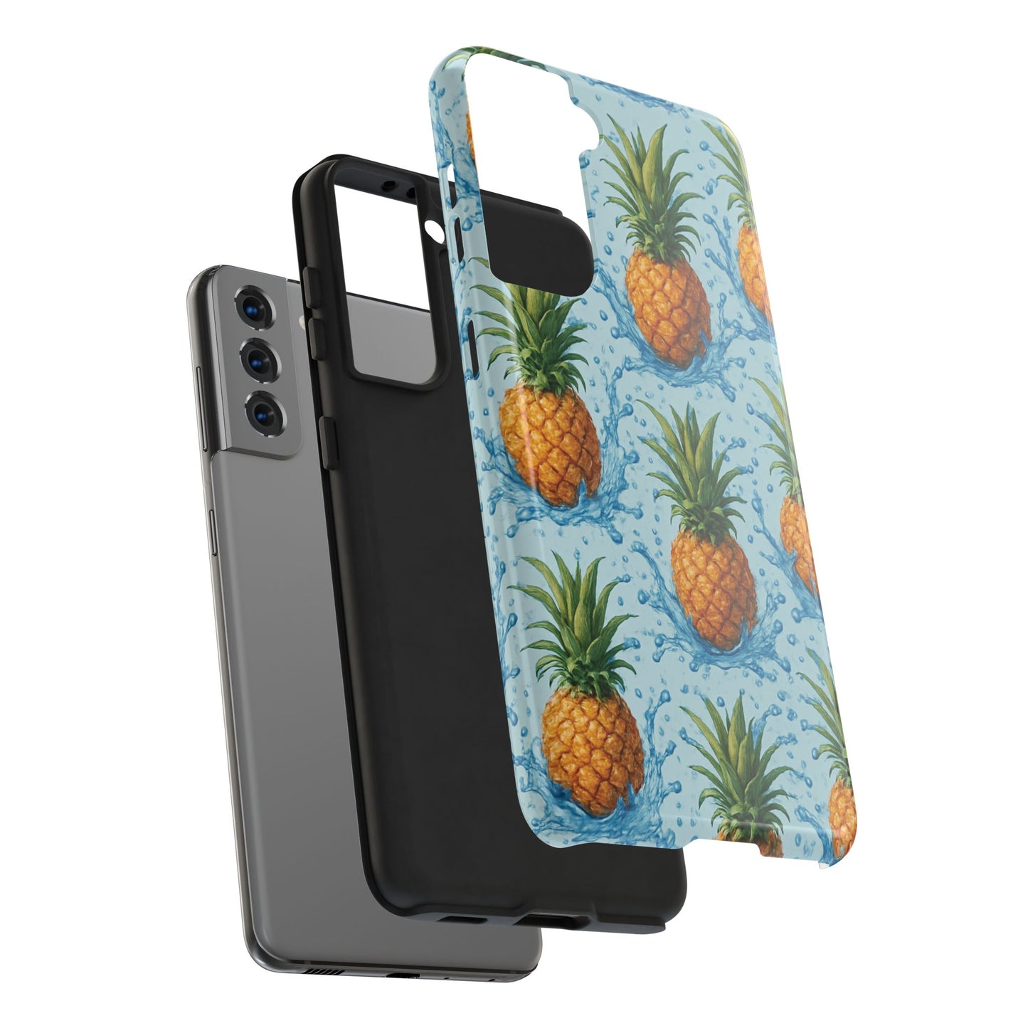 Tropical Pineapple Phone Case, Tough Phone Case, Pineapple Lovers Gift, Summer Vibe Accessory, Cute Phone Cover, Vacation Essentials