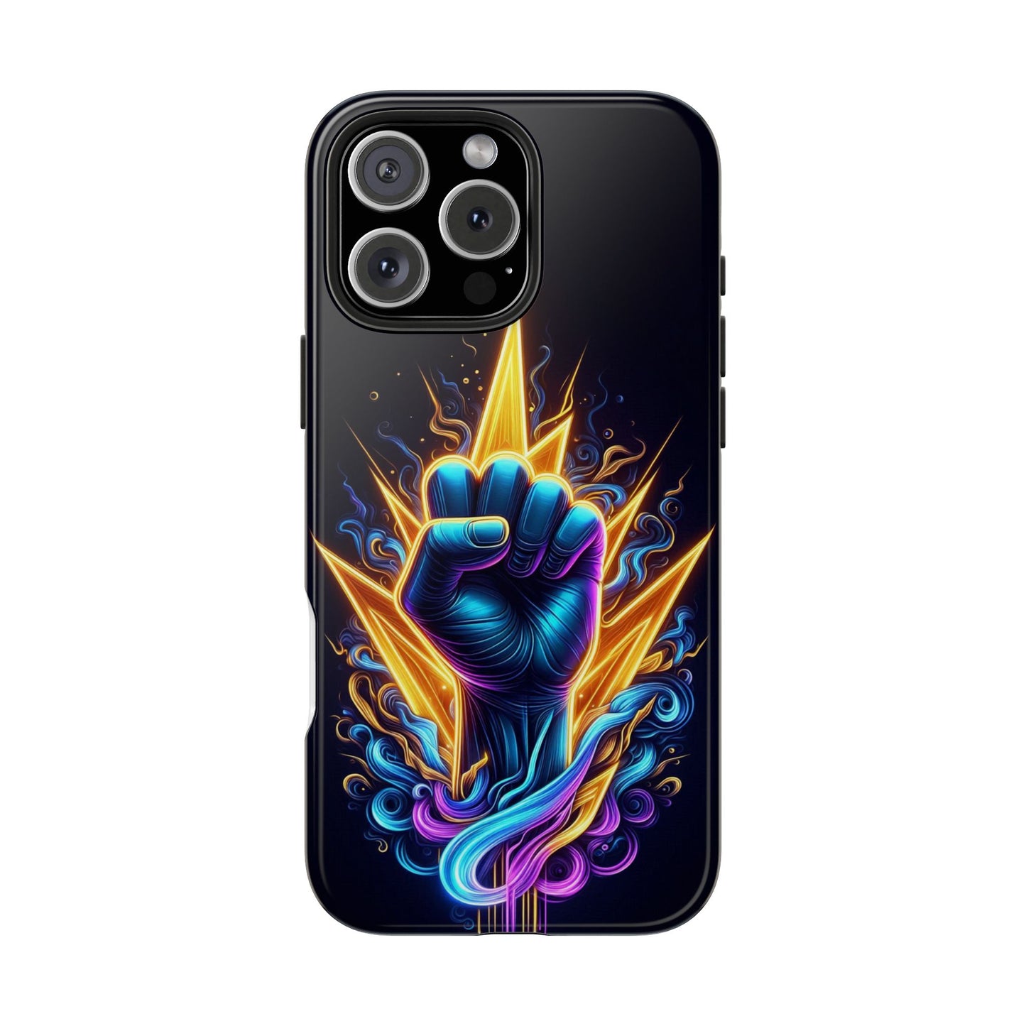 Vibrant Tough Phone Case, Unique Phone Protector, Gift for Him, Colorful Smartphone Cover, Inspirational Design