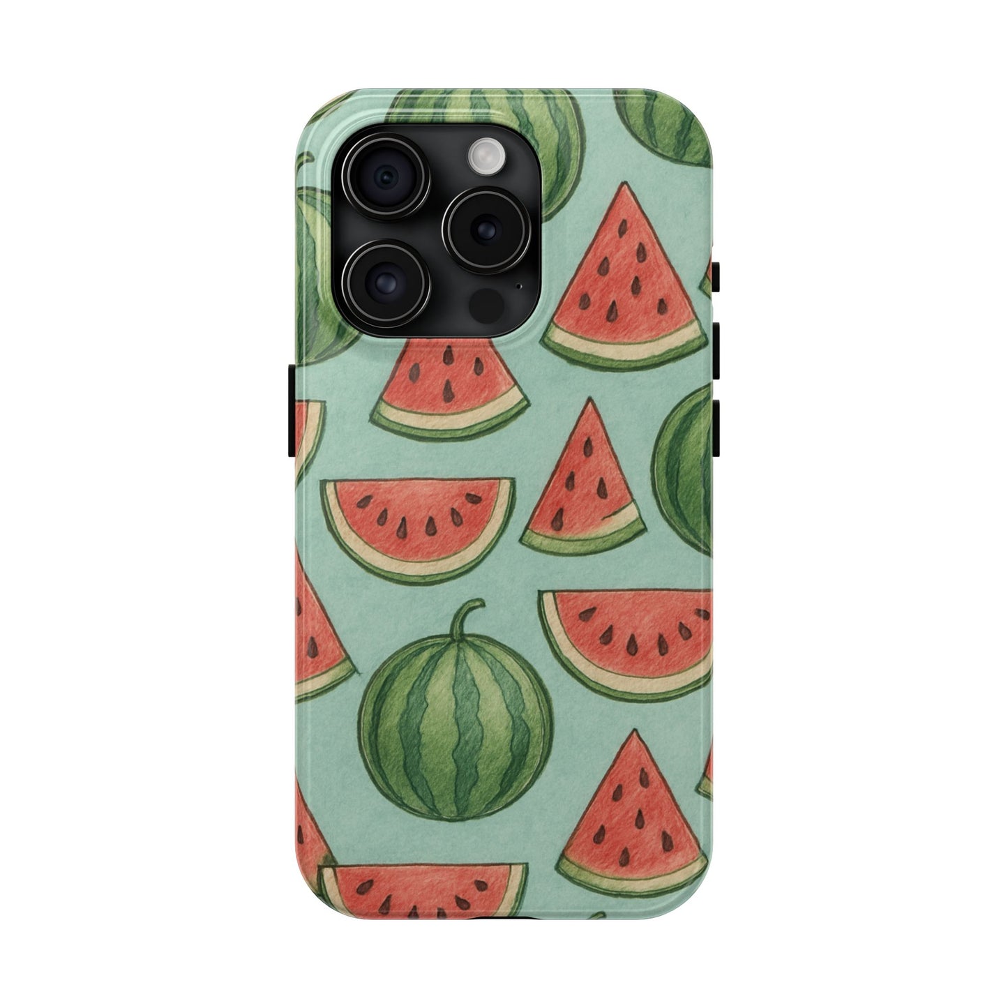 Fun Watermelon Phone Cases, Summer Phone Cover, Cute Fruit Case, Unique Cell Phone Accessory, Gift for Her, Phone Protection