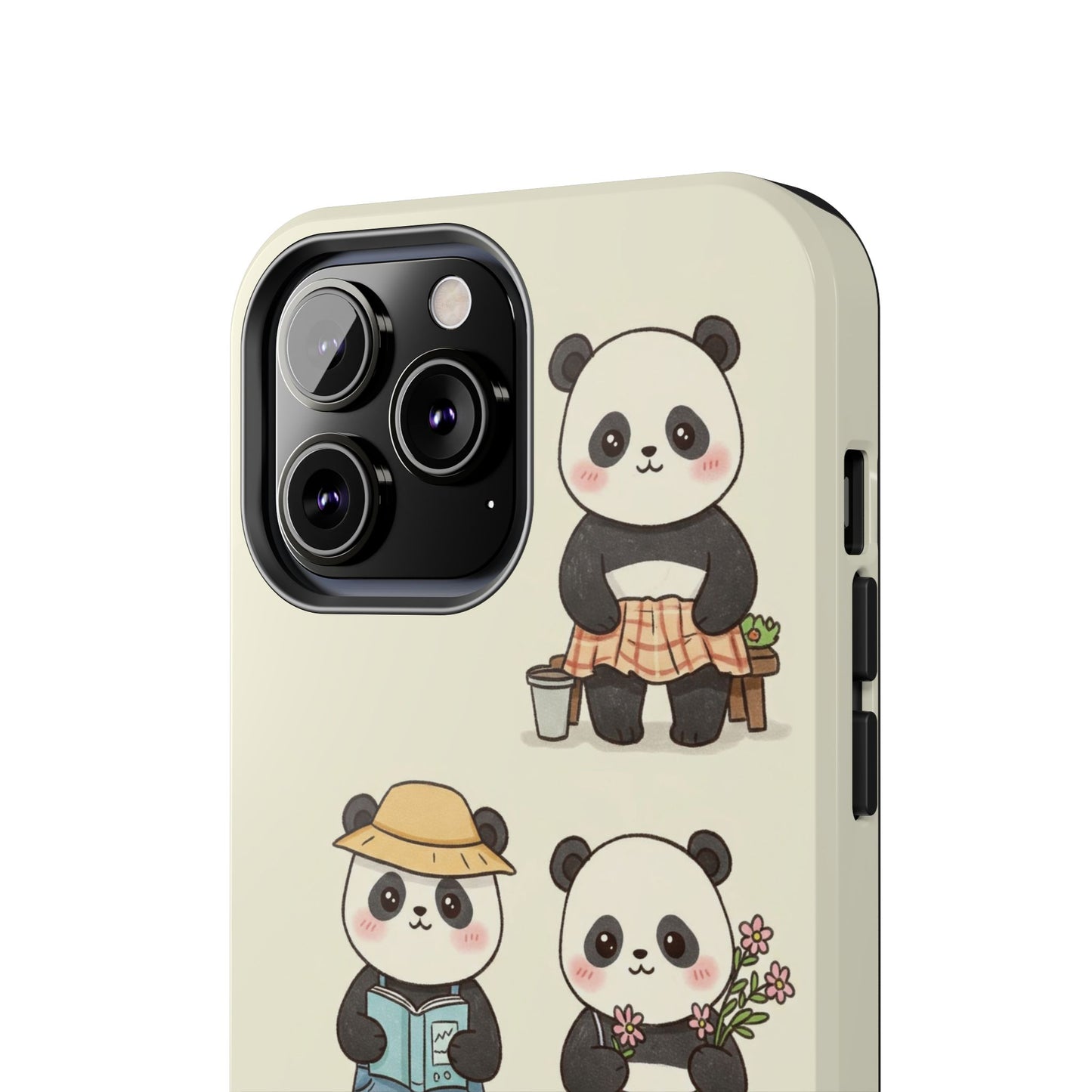 Cute Panda Tough Phone Cases | Stylish Phone Cover, Gifts for Animal Lovers, Kids Accessories, Cute Phone Protector, Fun Design