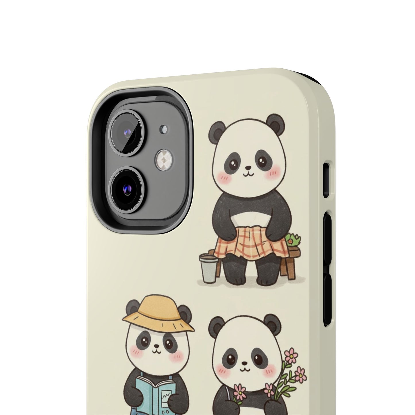 Cute Panda Tough Phone Cases | Stylish Phone Cover, Gifts for Animal Lovers, Kids Accessories, Cute Phone Protector, Fun Design