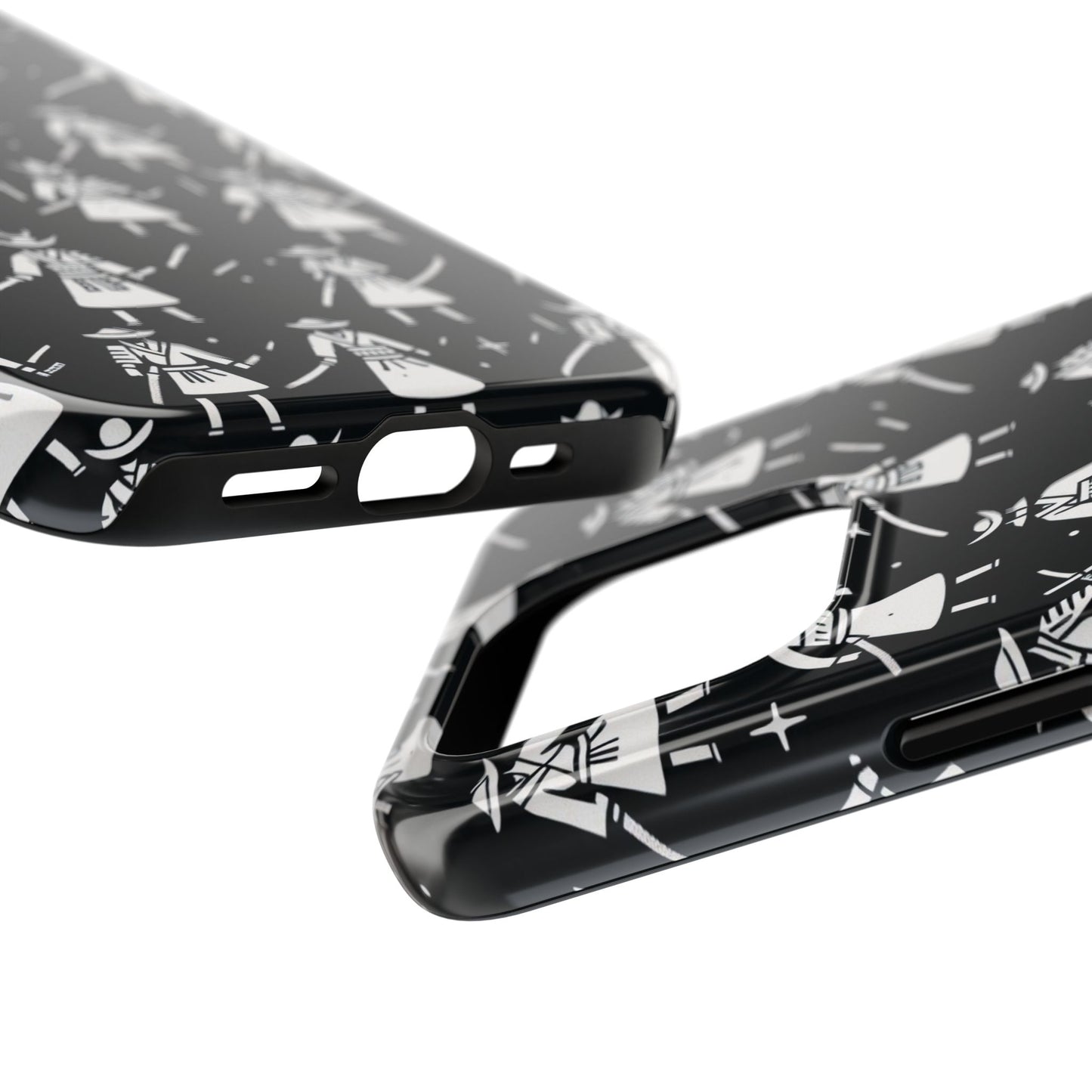 Warrior Pattern Tough Phone Cases, Durable Phone Cover, Unique Gift for Gamers, Protection from Drops, Stylish Phone Accessories