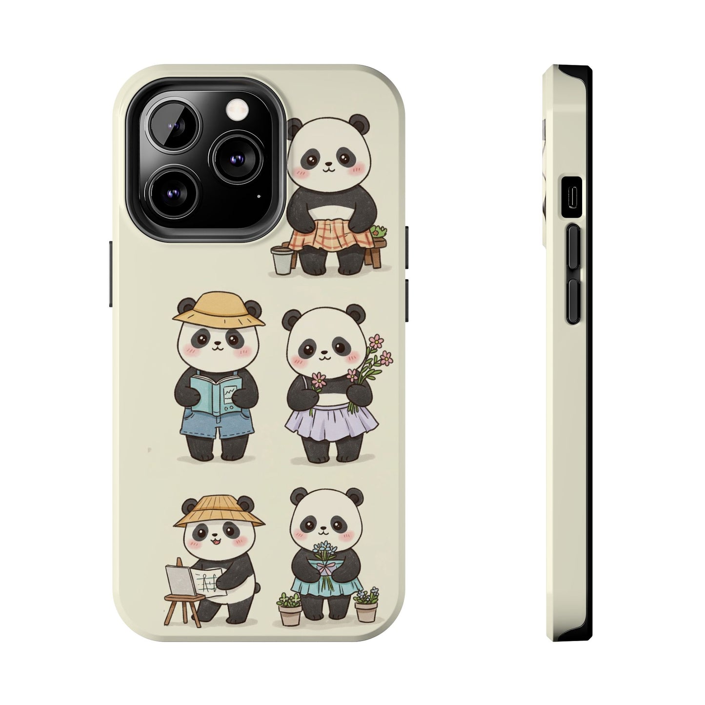 Cute Panda Tough Phone Cases | Stylish Phone Cover, Gifts for Animal Lovers, Kids Accessories, Cute Phone Protector, Fun Design