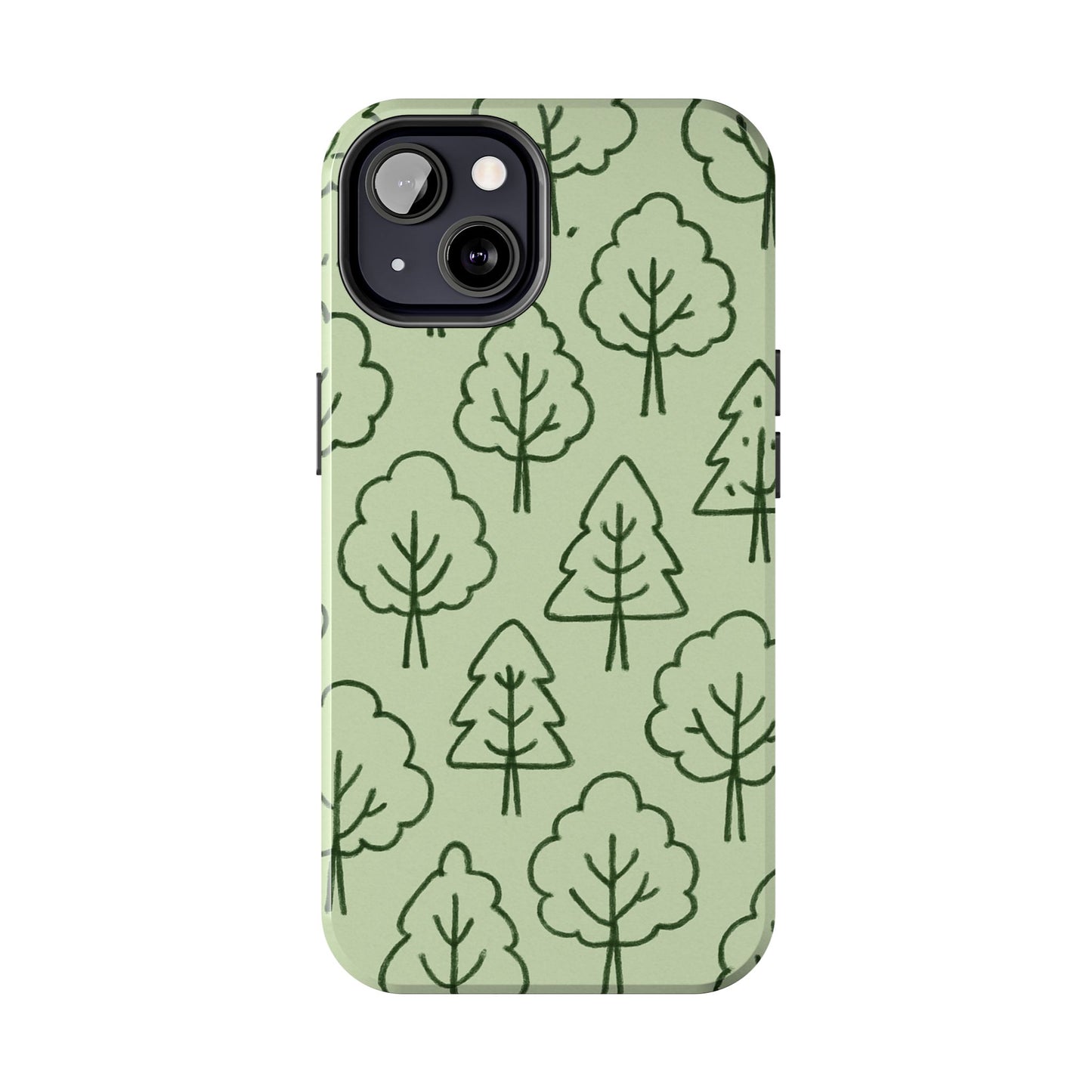 Nature-Inspired Tough Phone Cases | Forest Pattern, Eco-Friendly Design, Gift for Nature Lovers, Outdoor Enthusiasts, Phone Protection