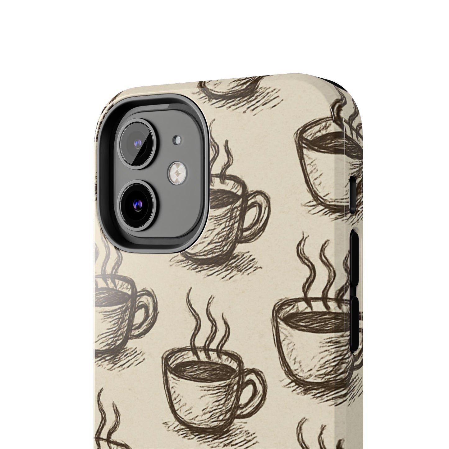 Elegant Coffee Cup Phone Cases - Stylish Tough Cases for Coffee Lovers, Gift for Tea Enthusiasts, Unique Phone Accessory