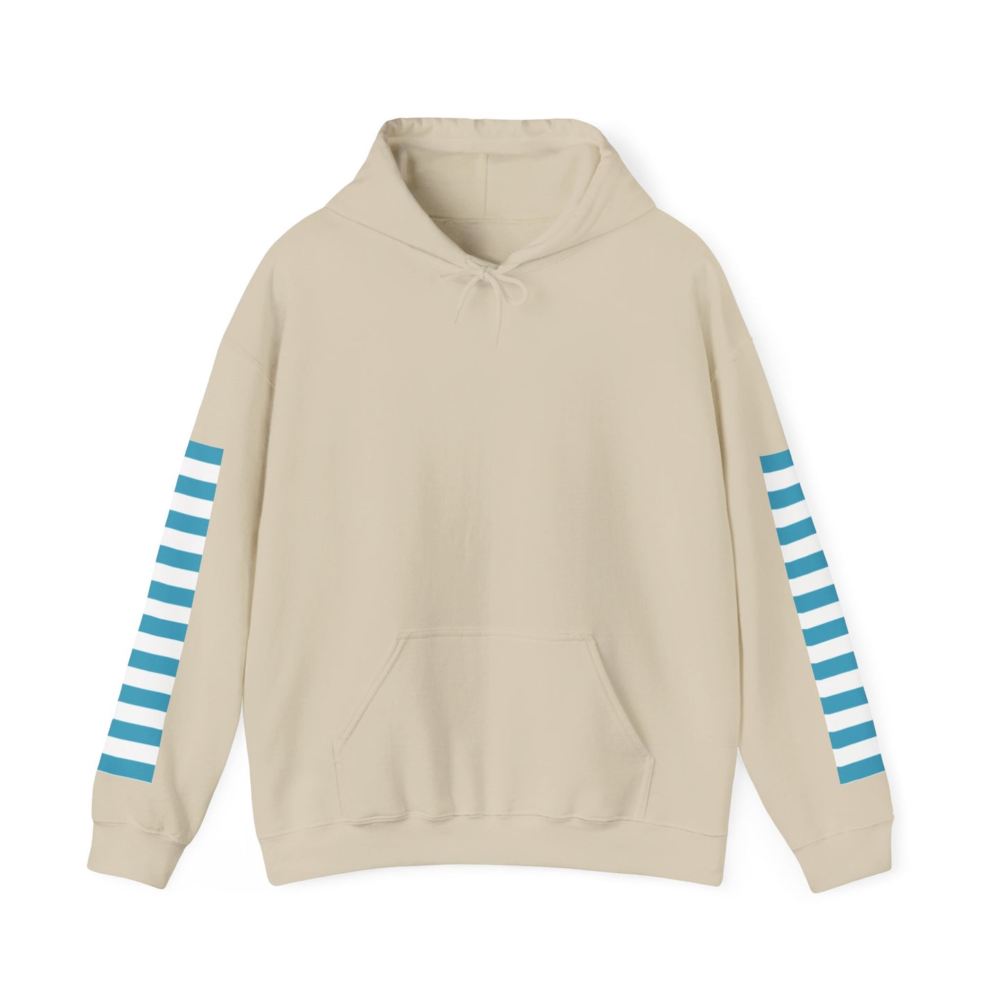 Unisex Striped Heavy Blend Hoodie - Cozy Fashion Statement