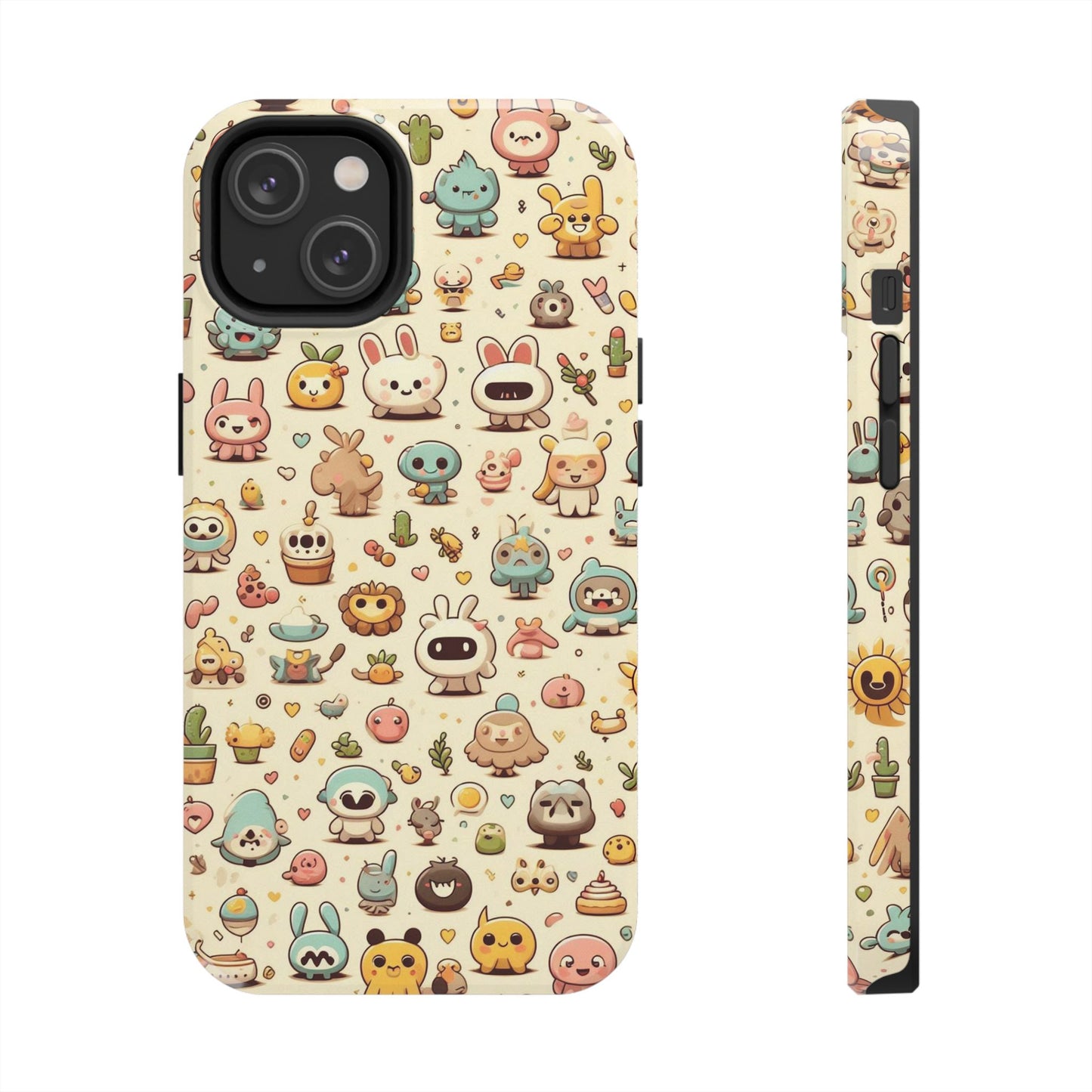 Cute Cartoon Phone Cases - Kawaii Design for Kids, Fun Gift for Birthdays, Durable Protection, Unique Colors, Everyday Use