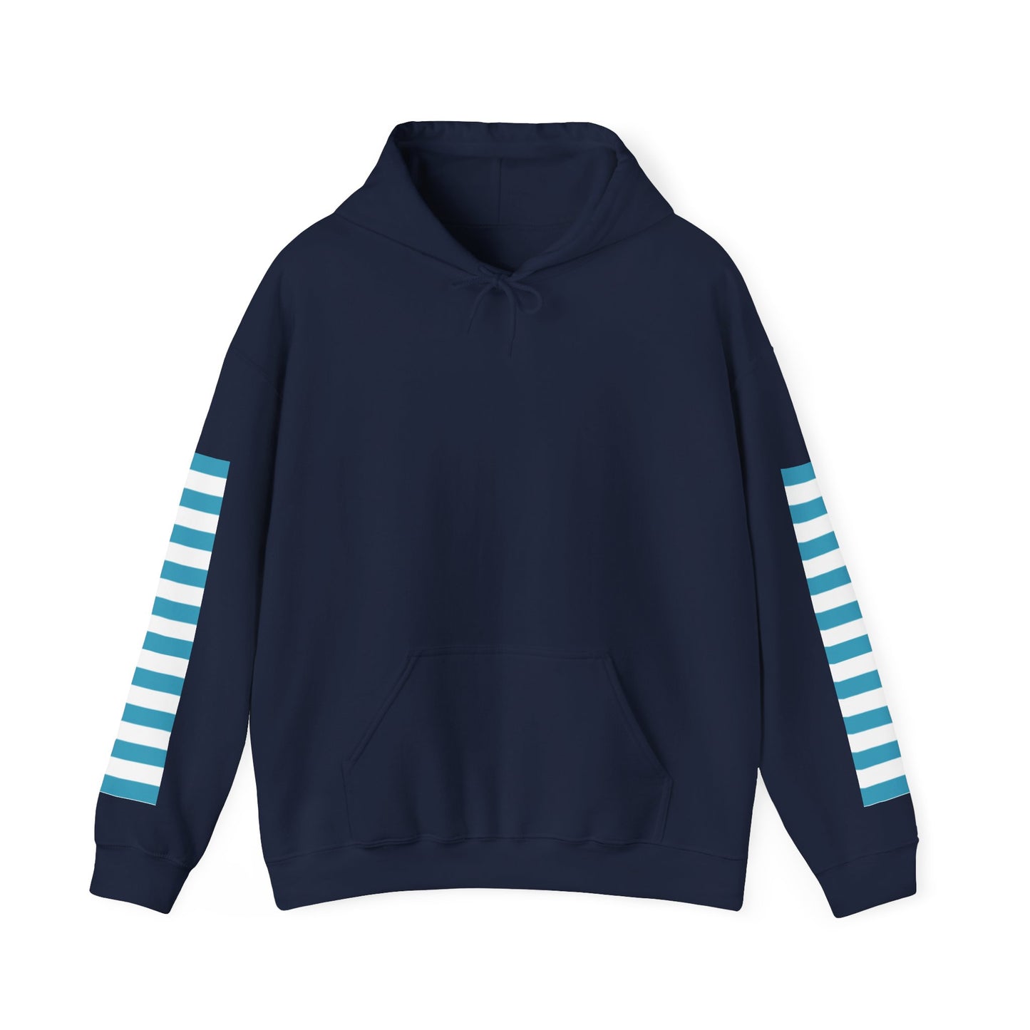 Unisex Striped Heavy Blend Hoodie - Cozy Fashion Statement