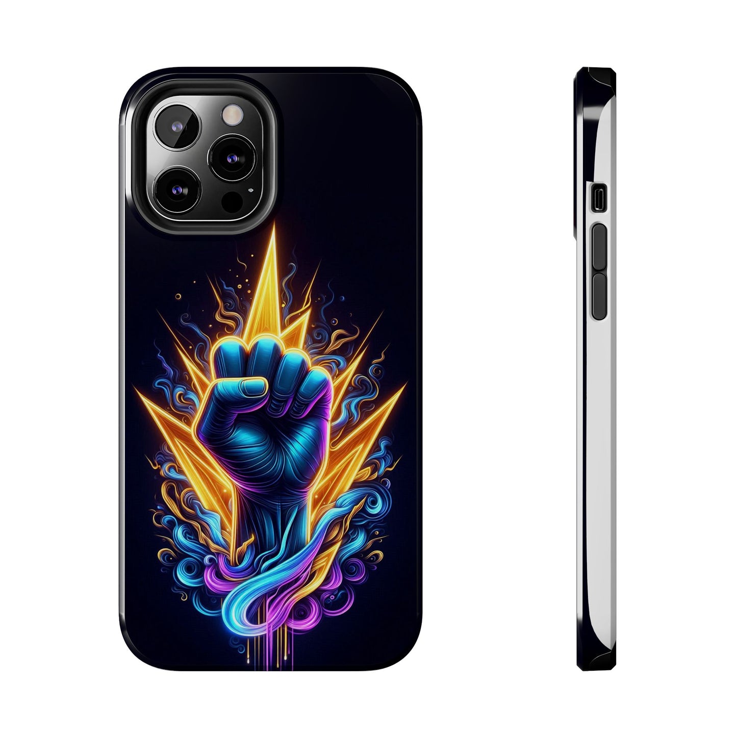 Vibrant Tough Phone Case, Unique Phone Protector, Gift for Him, Colorful Smartphone Cover, Inspirational Design