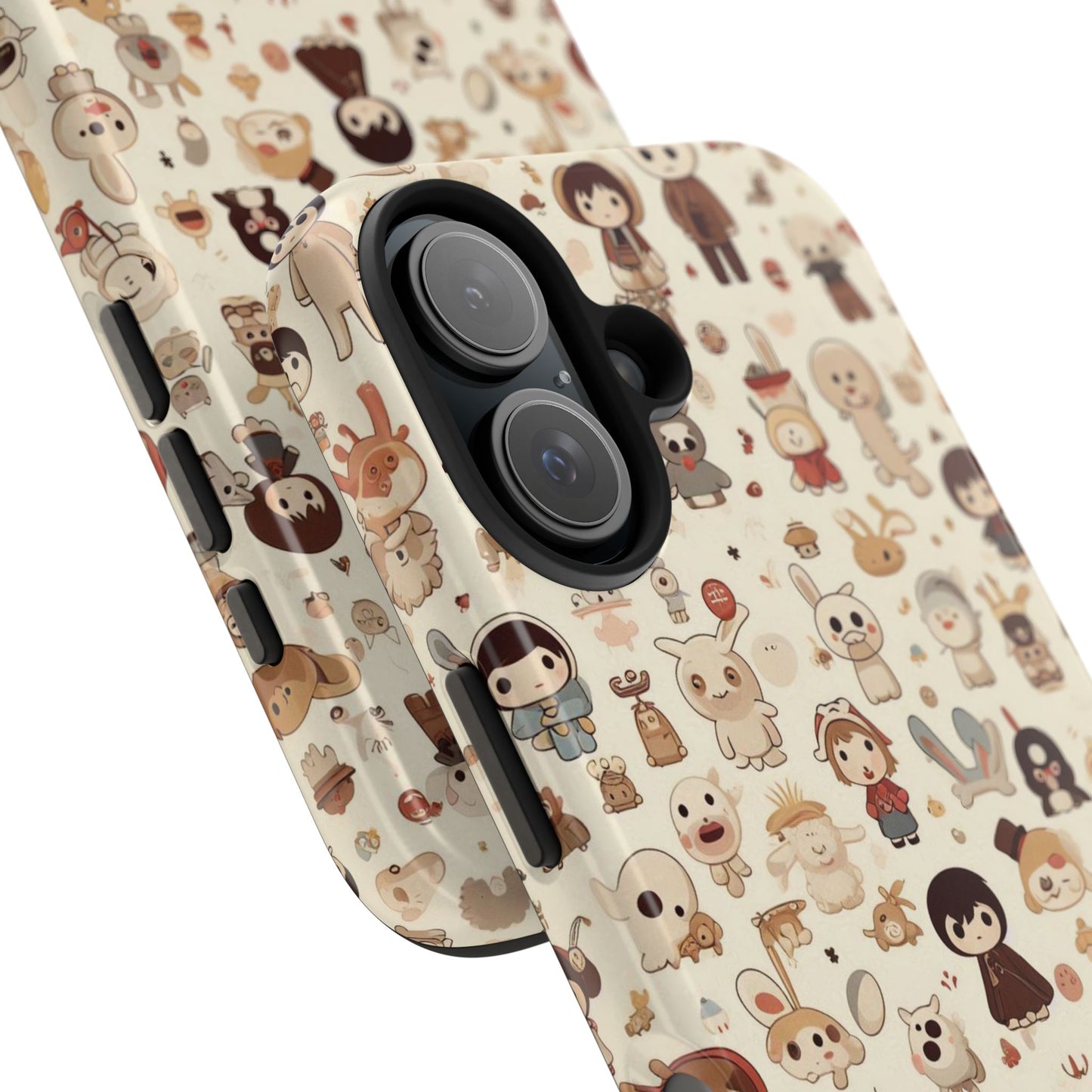 Cute Character Phone Case, Durable Phone Cover, Kawaii Phone Cases, Unique Phone Accessories, Gift for Kids and Teens