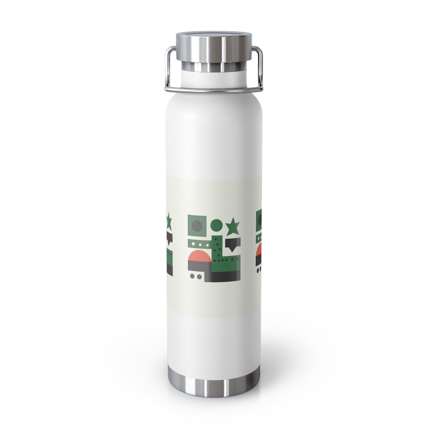 Modern 22oz Copper Insulated Water Bottle - Stylish Eco-Friendly Design for Daily Hydration
