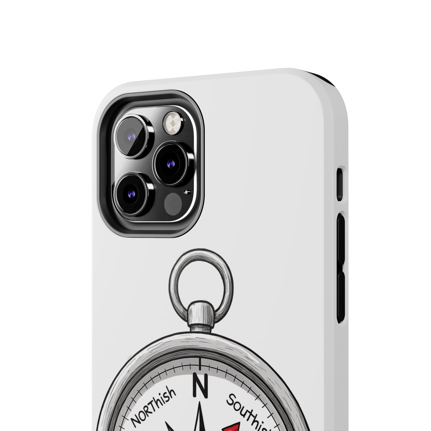 Compass Phone Case | Adventure Ready Tough Case, Gifts for Travelers, Unique Phone Accessories, Birthday Present, Personalized Design