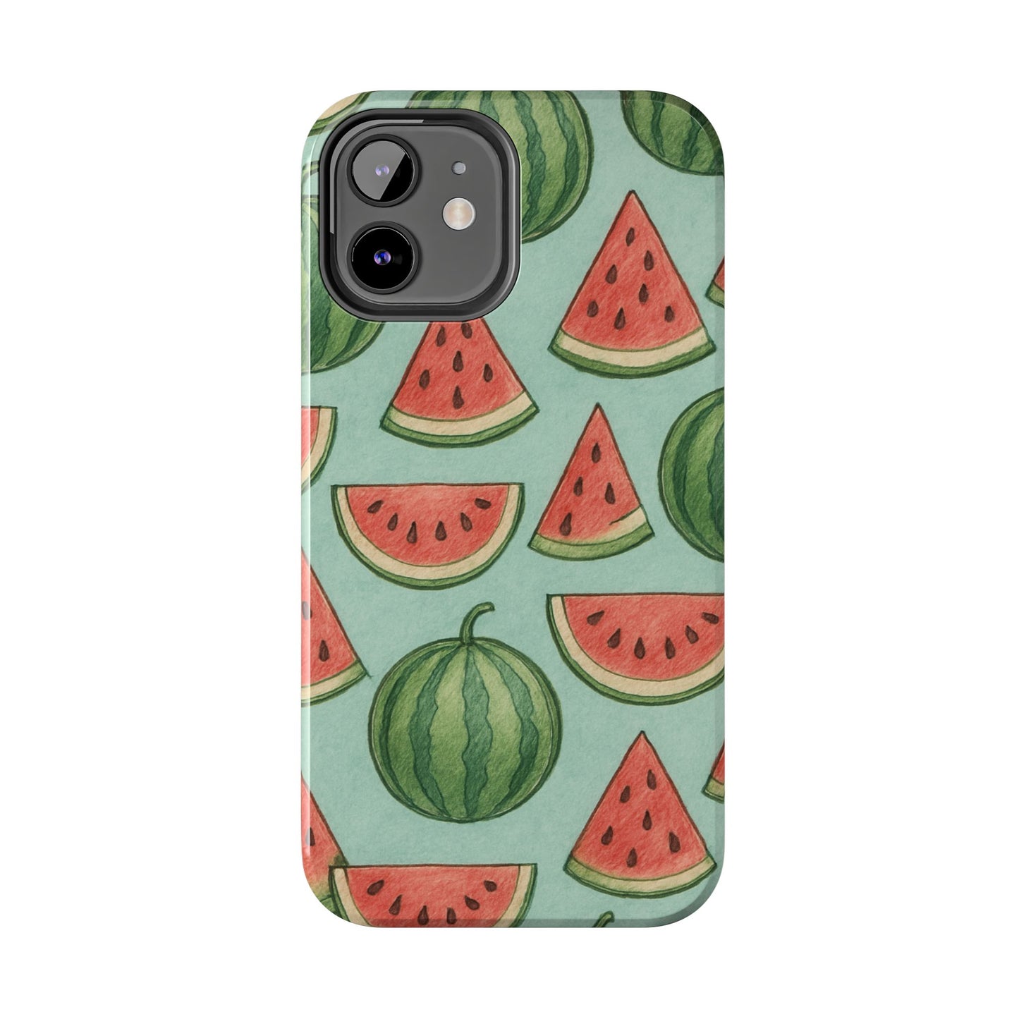 Fun Watermelon Phone Cases, Summer Phone Cover, Cute Fruit Case, Unique Cell Phone Accessory, Gift for Her, Phone Protection