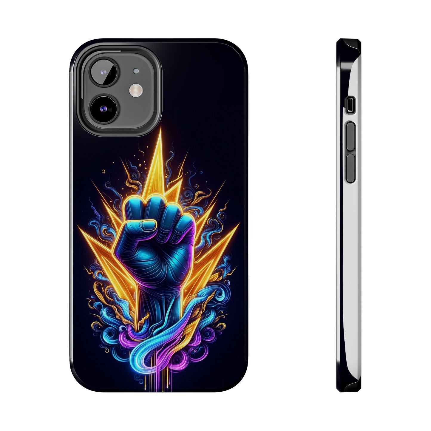 Vibrant Tough Phone Case, Unique Phone Protector, Gift for Him, Colorful Smartphone Cover, Inspirational Design