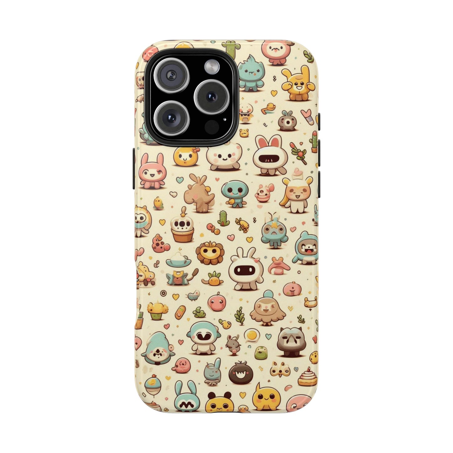 Cute Cartoon Phone Cases - Kawaii Design for Kids, Fun Gift for Birthdays, Durable Protection, Unique Colors, Everyday Use