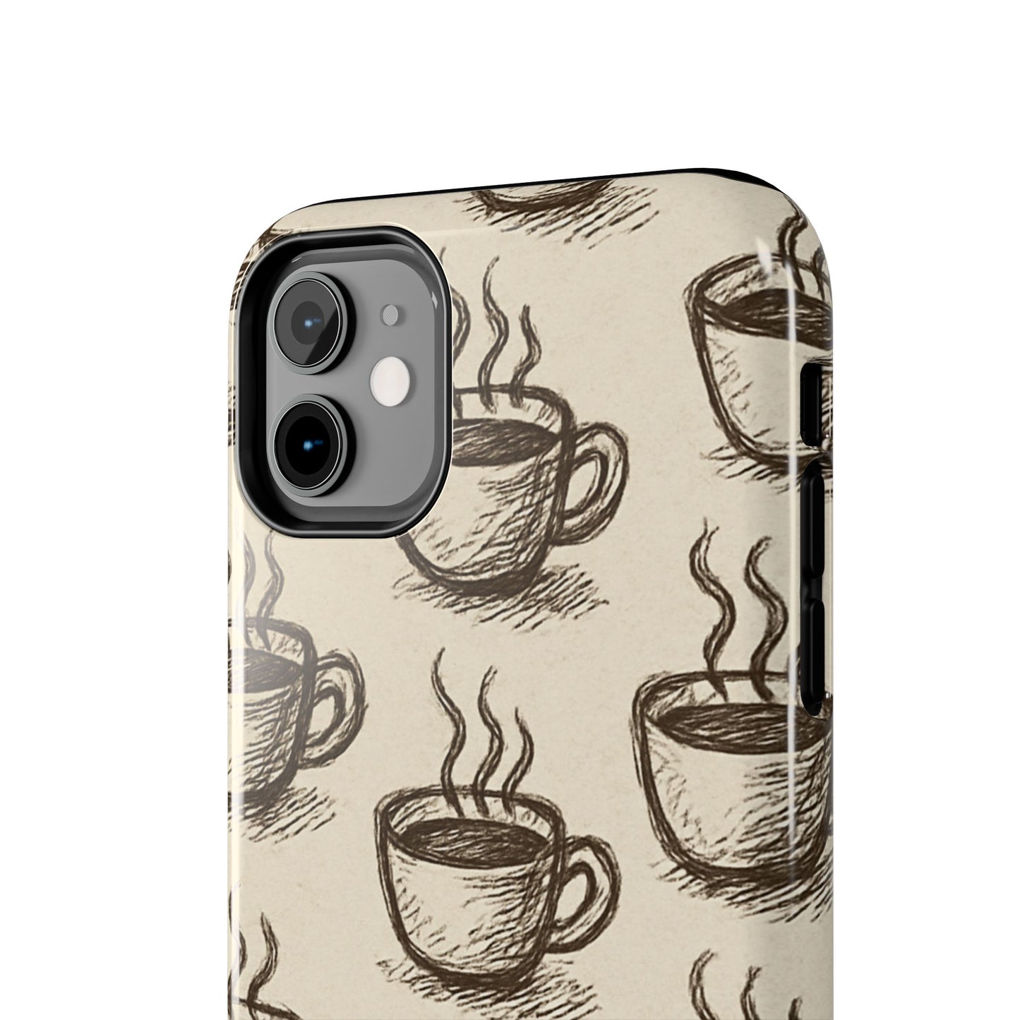 Elegant Coffee Cup Phone Cases - Stylish Tough Cases for Coffee Lovers, Gift for Tea Enthusiasts, Unique Phone Accessory