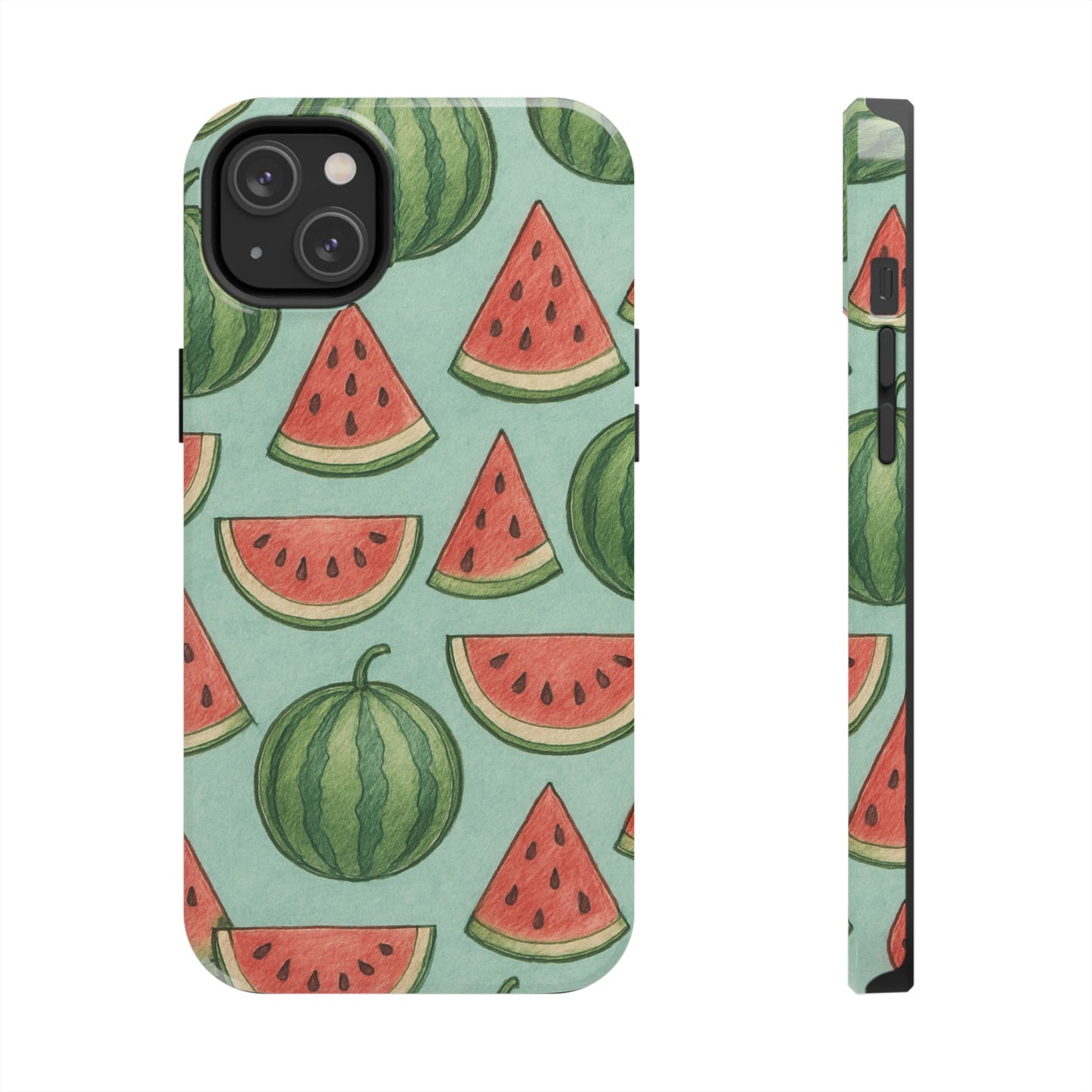 Fun Watermelon Phone Cases, Summer Phone Cover, Cute Fruit Case, Unique Cell Phone Accessory, Gift for Her, Phone Protection