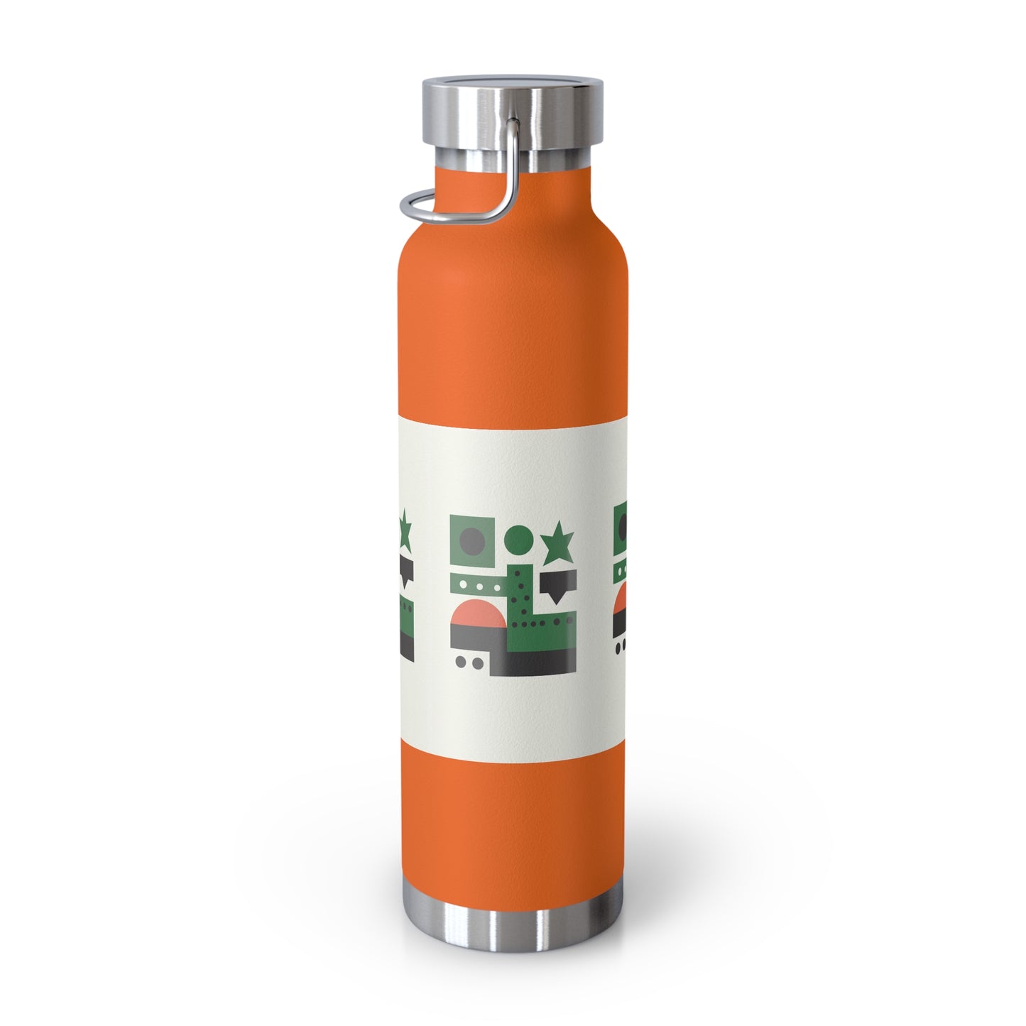 Modern 22oz Copper Insulated Water Bottle - Stylish Eco-Friendly Design for Daily Hydration