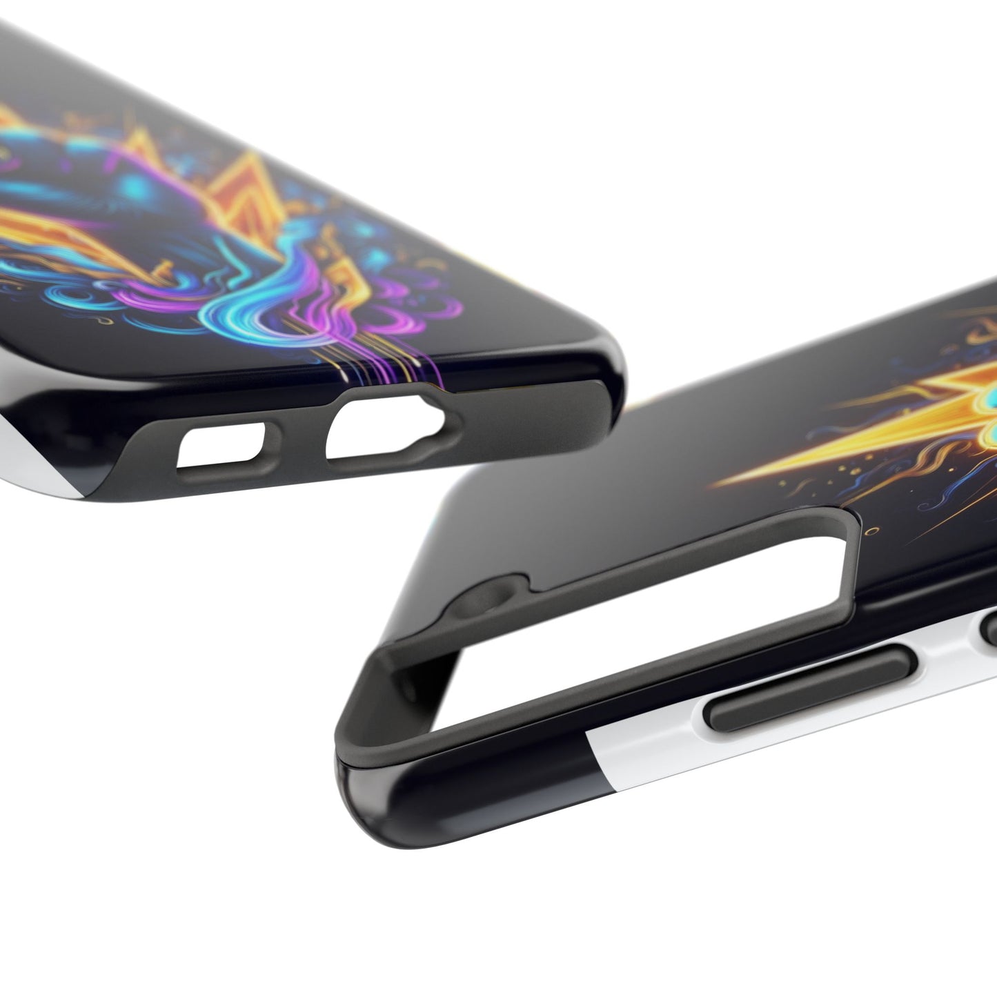 Vibrant Tough Phone Case, Unique Phone Protector, Gift for Him, Colorful Smartphone Cover, Inspirational Design