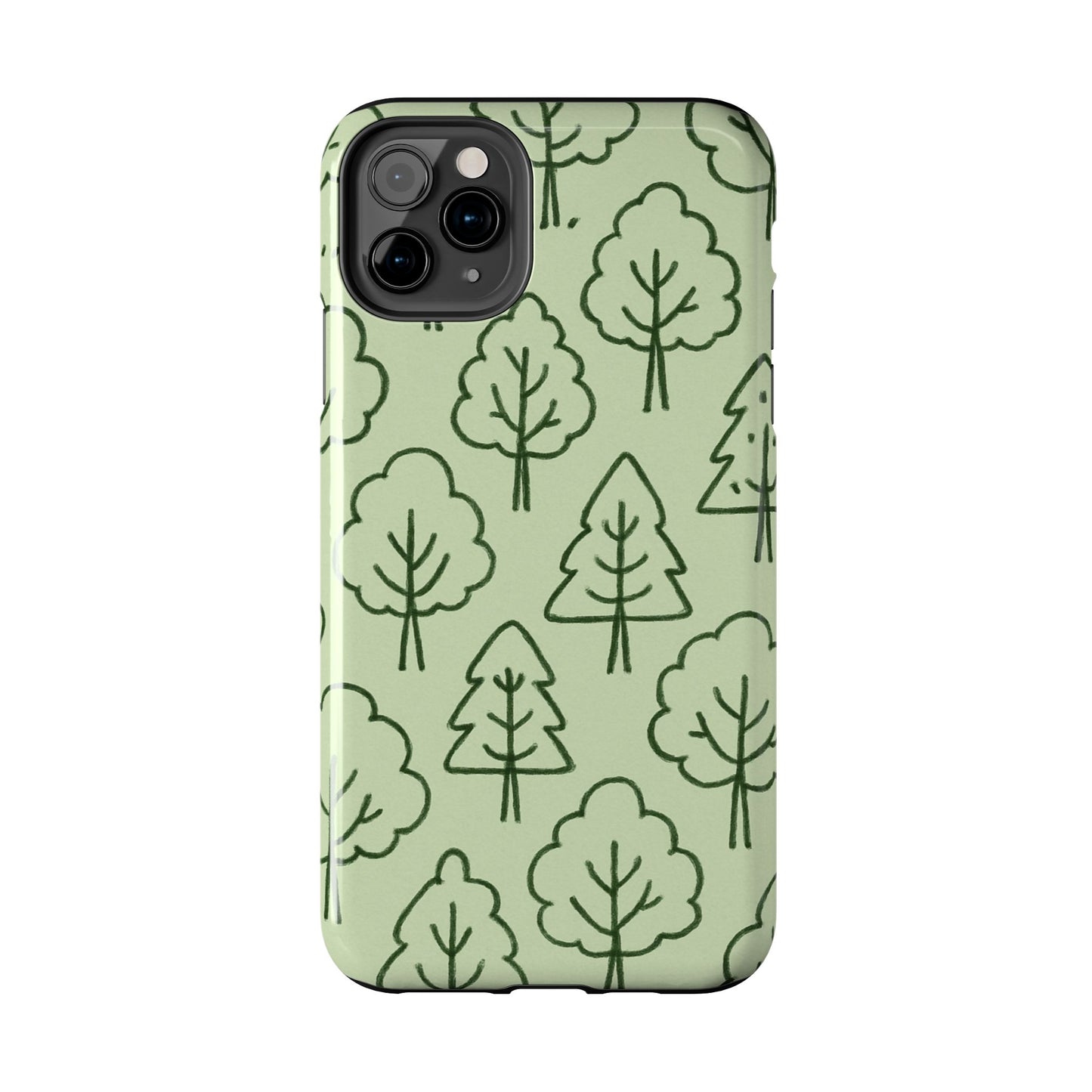 Nature-Inspired Tough Phone Cases | Forest Pattern, Eco-Friendly Design, Gift for Nature Lovers, Outdoor Enthusiasts, Phone Protection