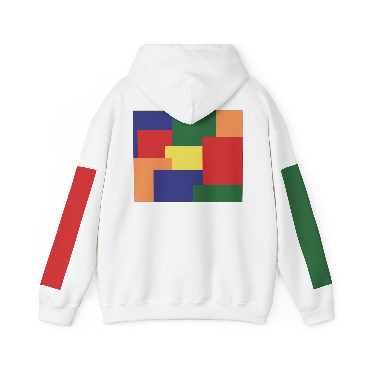 Colorful Abstract Hoodie, Unisex Heavy Blend Sweatshirt, Cozy Layering Piece, Gift for Art Lovers, Unique Fashion Statement