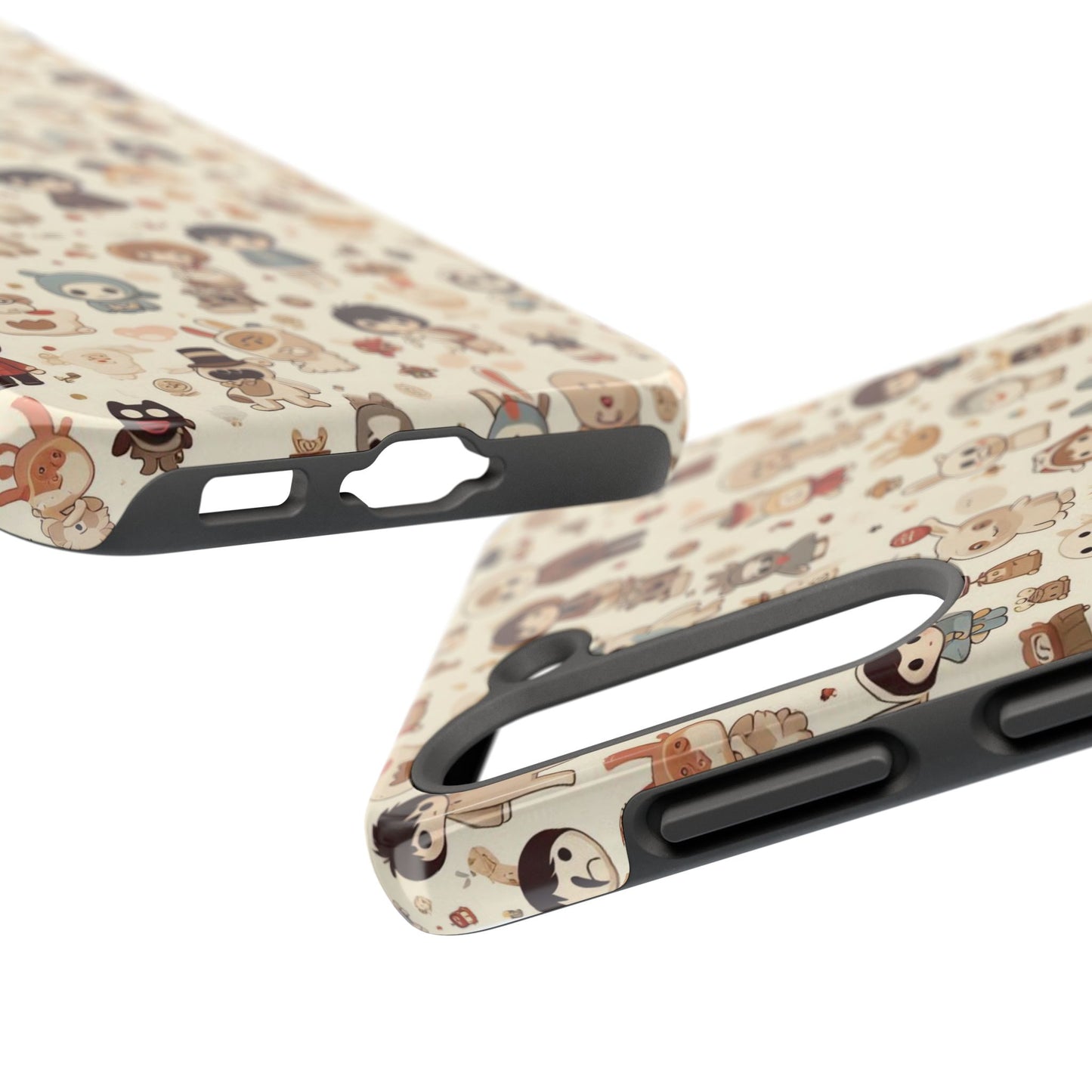 Cute Character Phone Case, Durable Phone Cover, Kawaii Phone Cases, Unique Phone Accessories, Gift for Kids and Teens