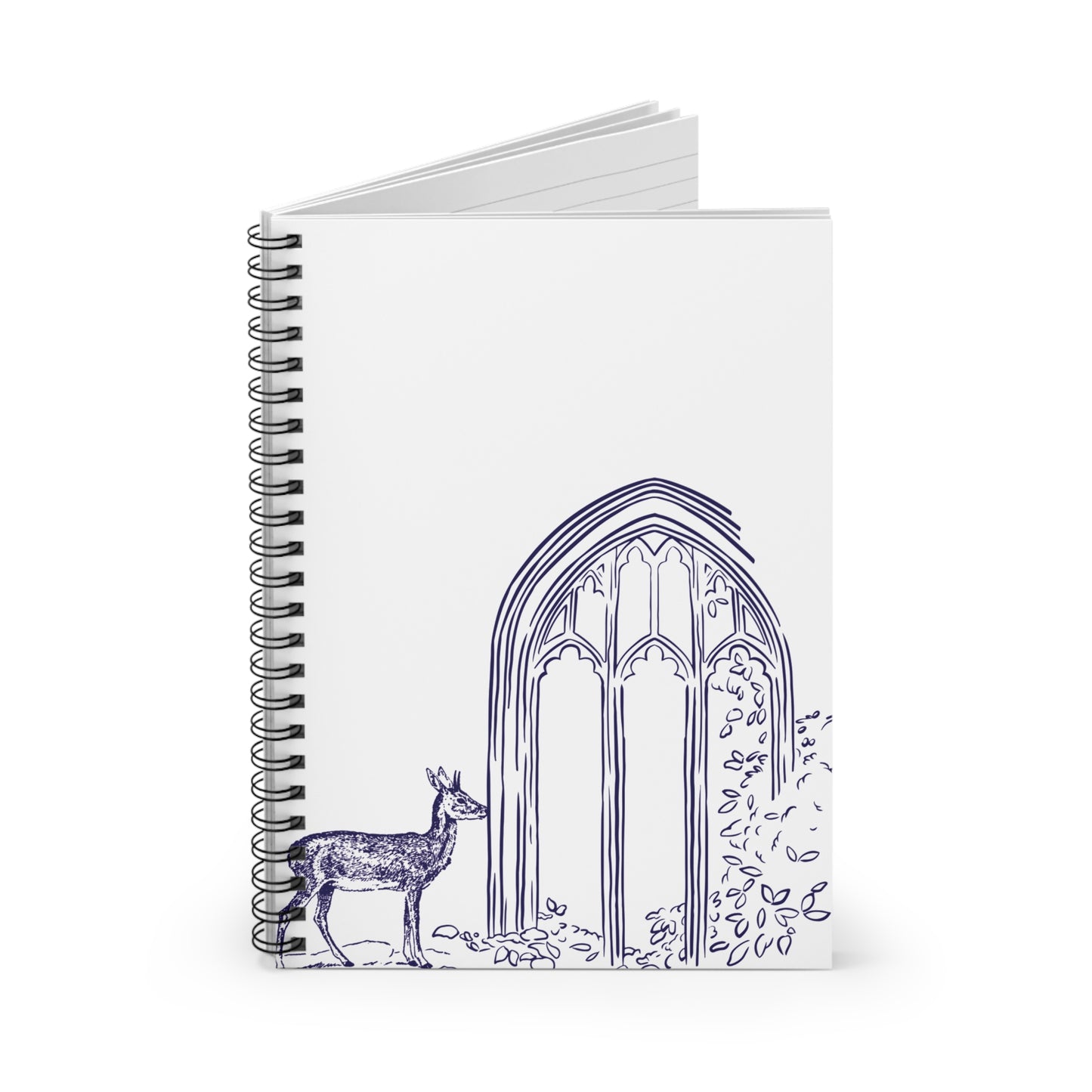 Nature-Inspired Spiral Notebook for Creative Journaling, Deer Design, Perfect Gift for Writers, Students, and Nature Lovers