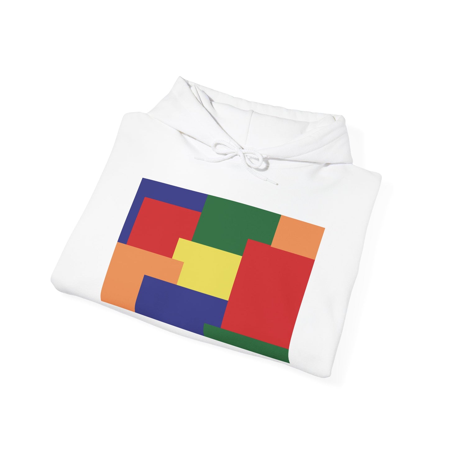 Colorful Abstract Hoodie, Unisex Heavy Blend Sweatshirt, Cozy Layering Piece, Gift for Art Lovers, Unique Fashion Statement