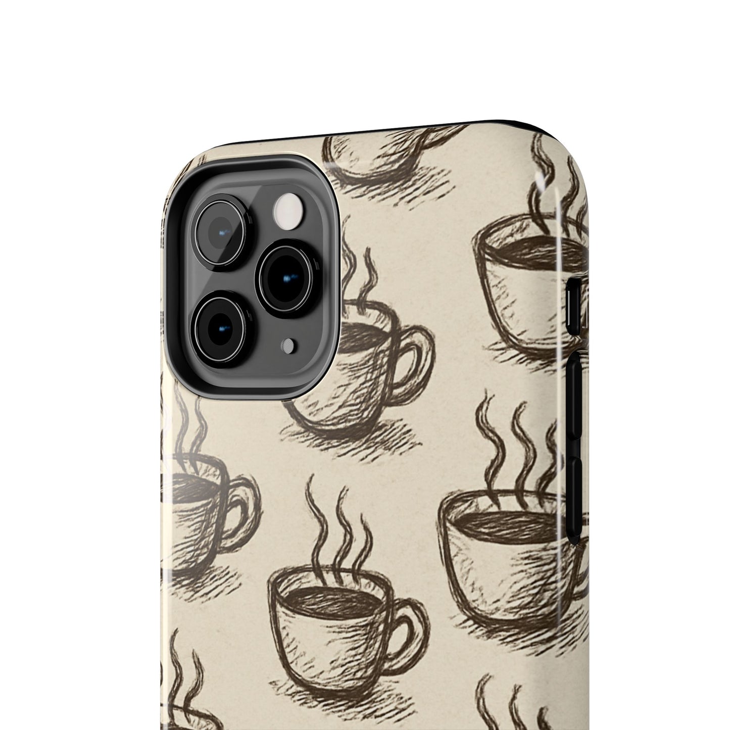 Elegant Coffee Cup Phone Cases - Stylish Tough Cases for Coffee Lovers, Gift for Tea Enthusiasts, Unique Phone Accessory
