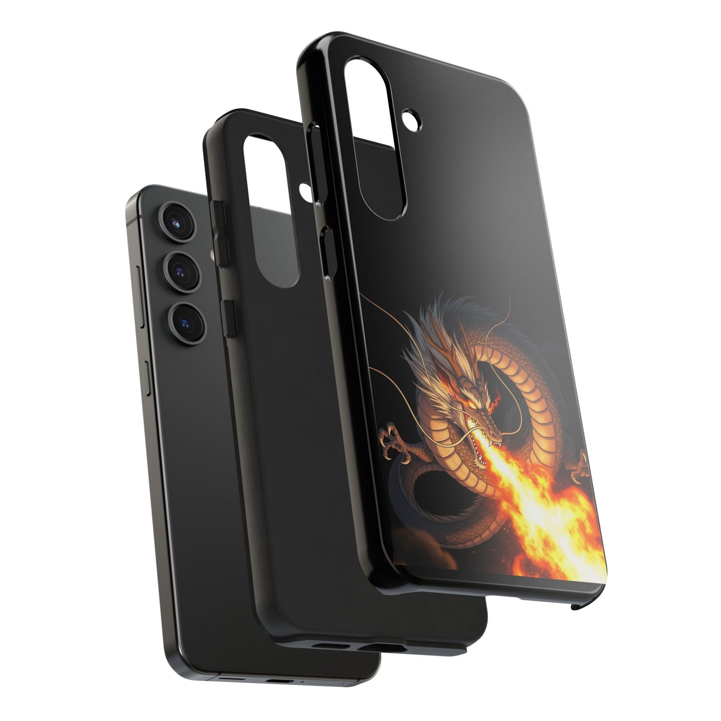 Dragon Fire Phone Case | Tough & Stylish, Perfect for Gamers, Gift for Tech Lovers, Protective Accessory, Adjustable Fit