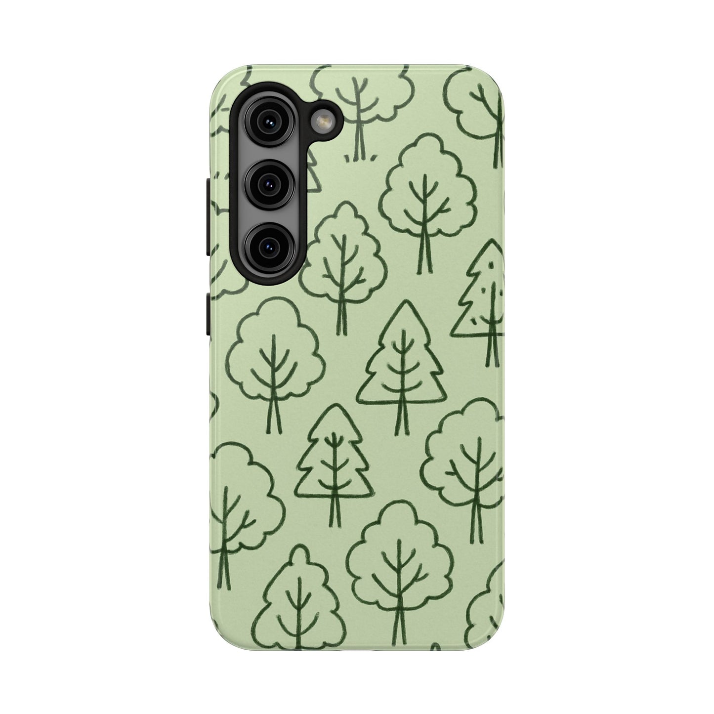 Nature-Inspired Tough Phone Cases | Forest Pattern, Eco-Friendly Design, Gift for Nature Lovers, Outdoor Enthusiasts, Phone Protection